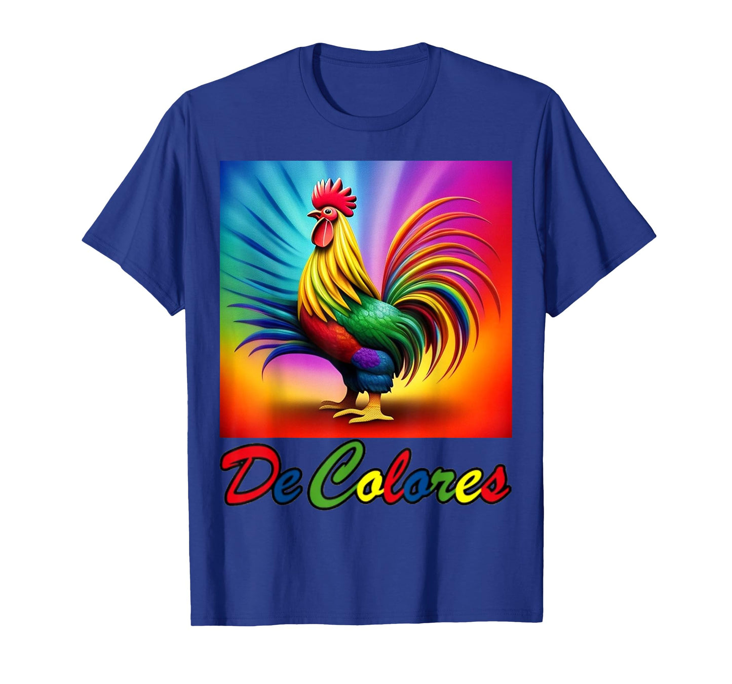 De Colores / DeColores Cursillo Rainbow Rooster T-Shirt