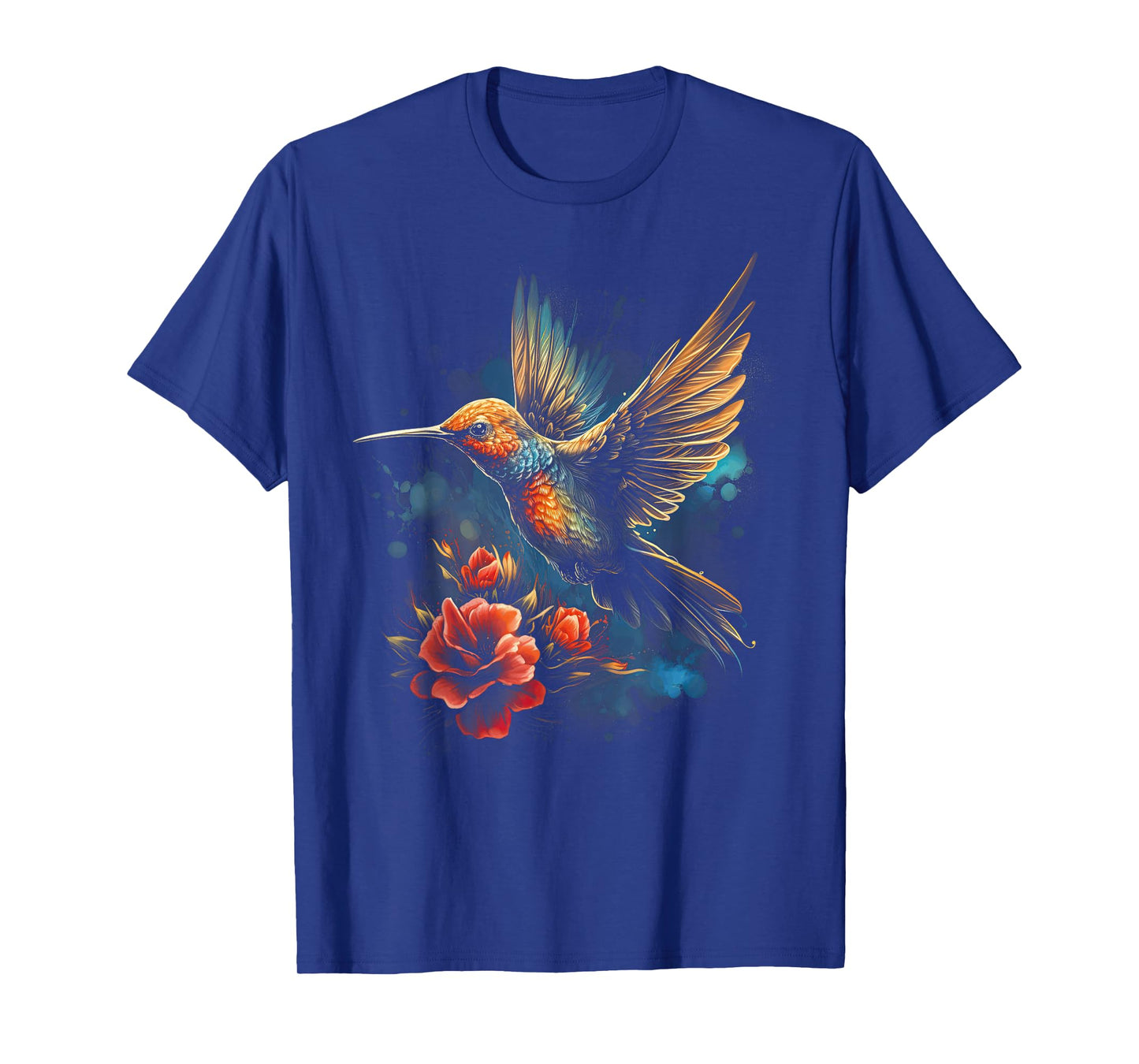 Hummingbird Flower Bird lover Animal T-Shirt