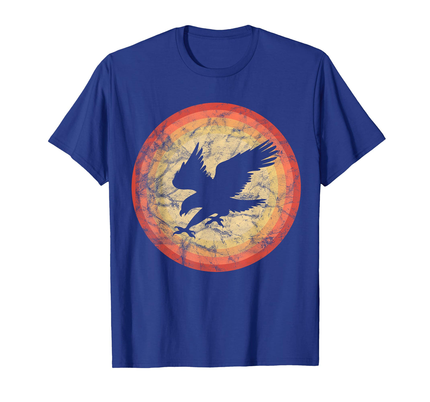 vintage retro hawk bird sunset T-Shirt