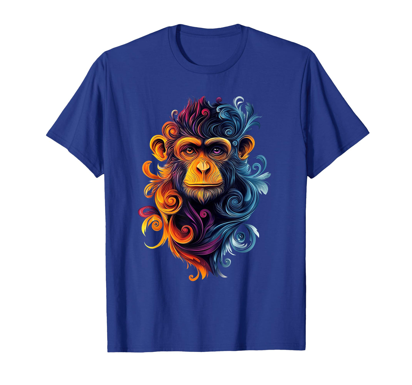Monkeys Wildlife Nature Colorful Monkey T-Shirt