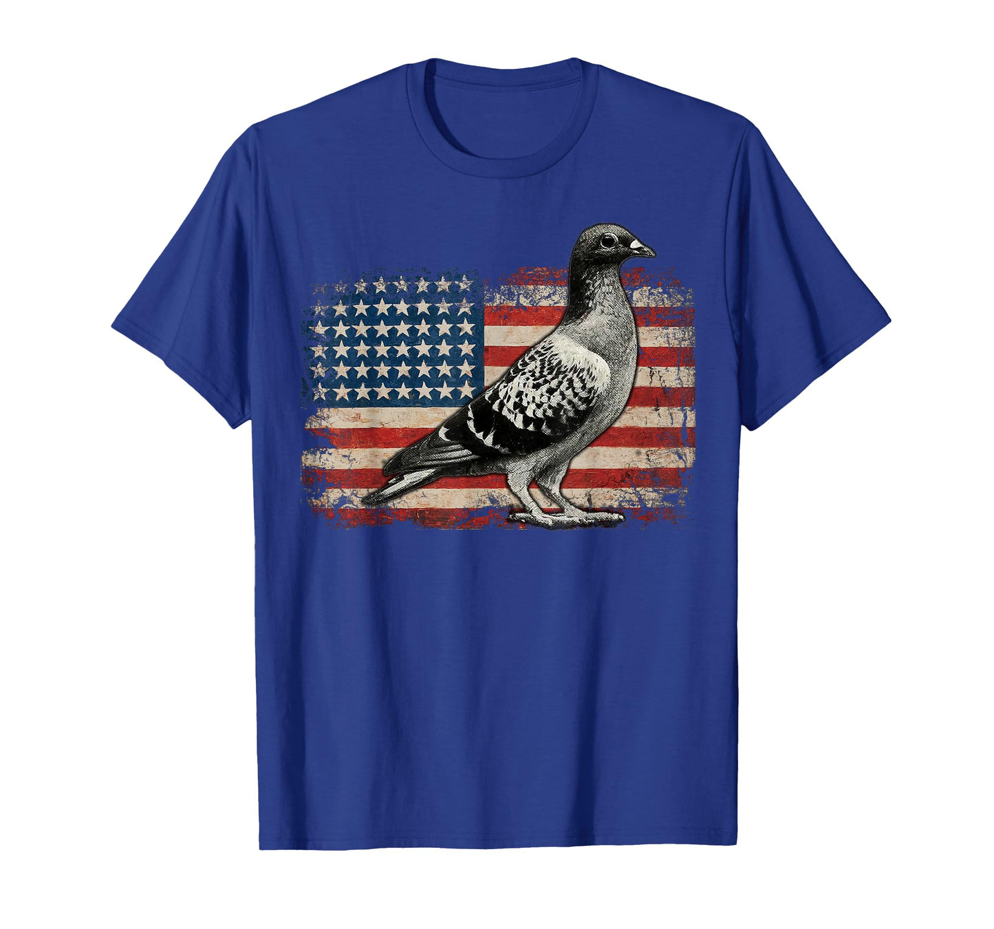 Pigeon Bird 4th of July USA Patriotic pigeon USA flag T-Shirt