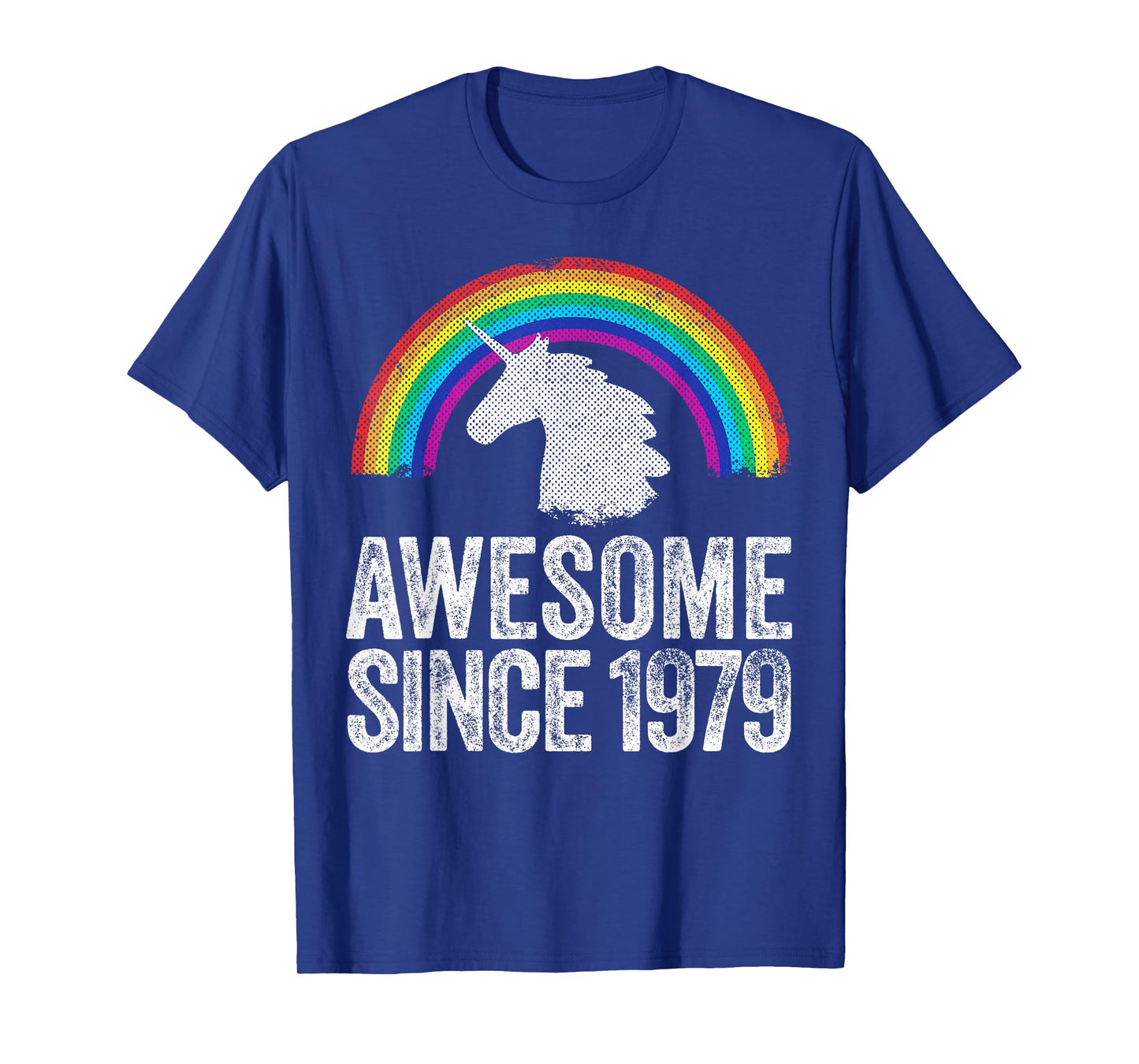 1979 45th Birthday Gift Unicorn Rainbow 45 Years Old Women T-Shirt