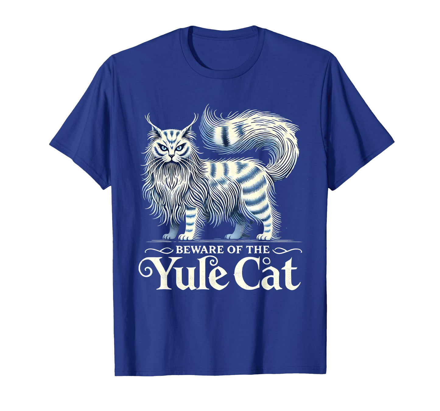 Beware of the Yule Cat Jolakotturinn Icelanic Folklore T-Shirt