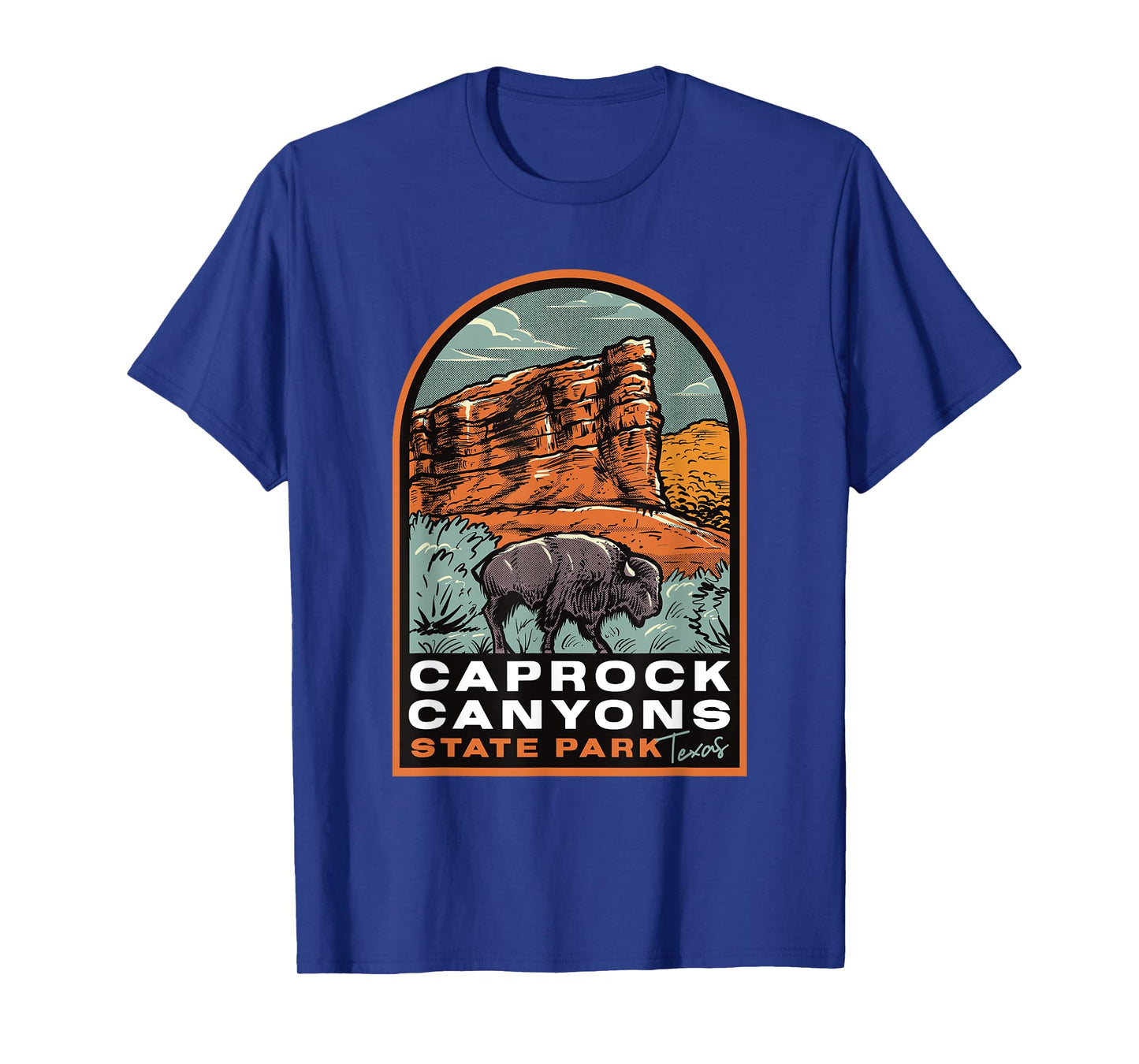 Caprock Canyons State Park Texas Vintage T-Shirt