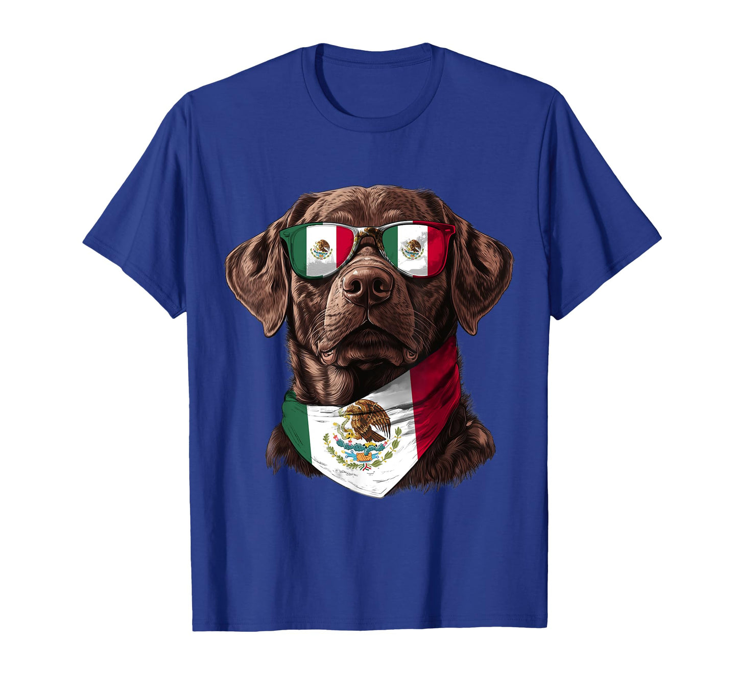 Mexican Flag Labrador Mom Dog Dad Heritage Mexico T-Shirt for Men Women Kids
