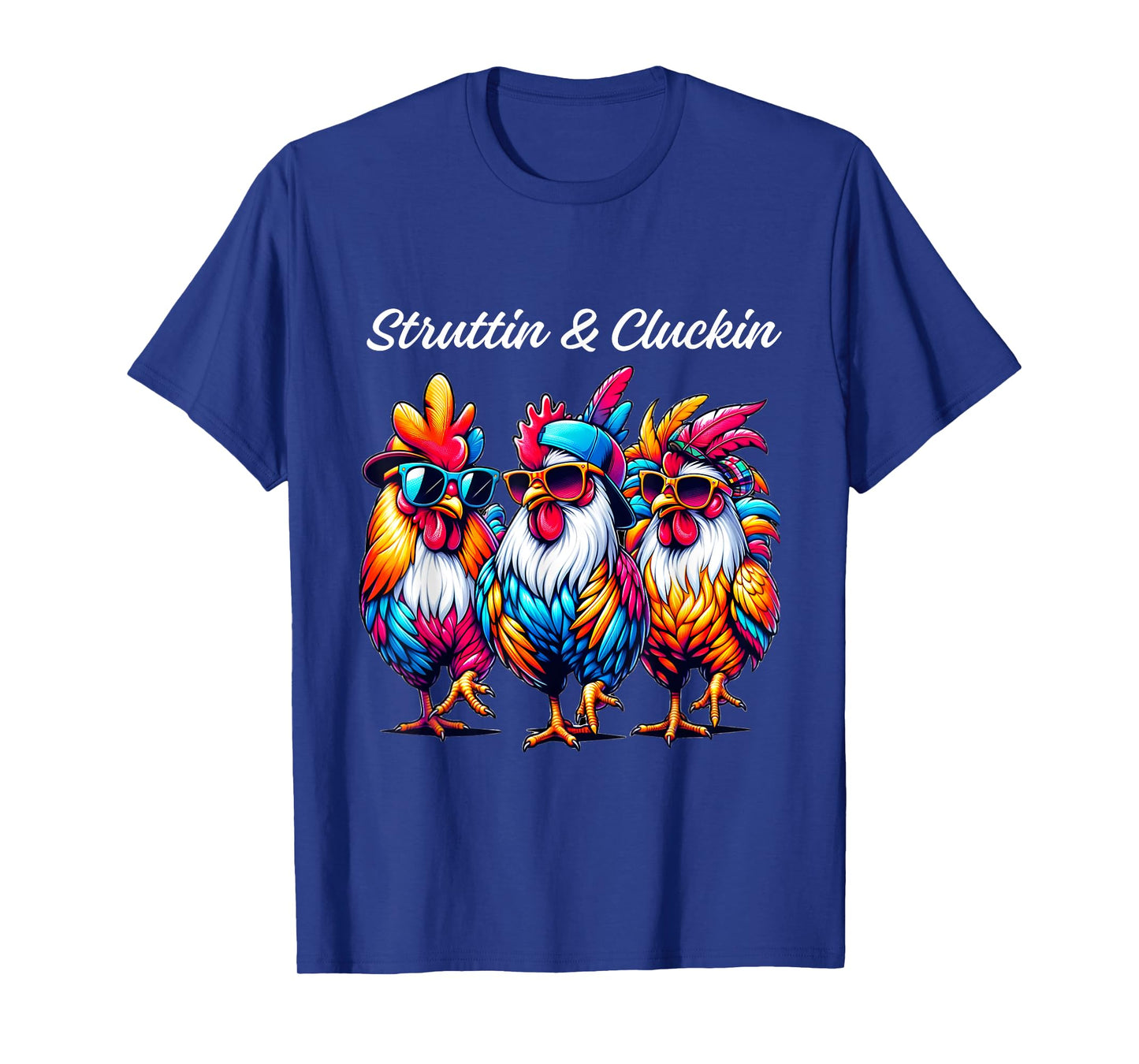 Struttin' & Cluckin' Rooster Parade Tee for Chicken Fans T-Shirt