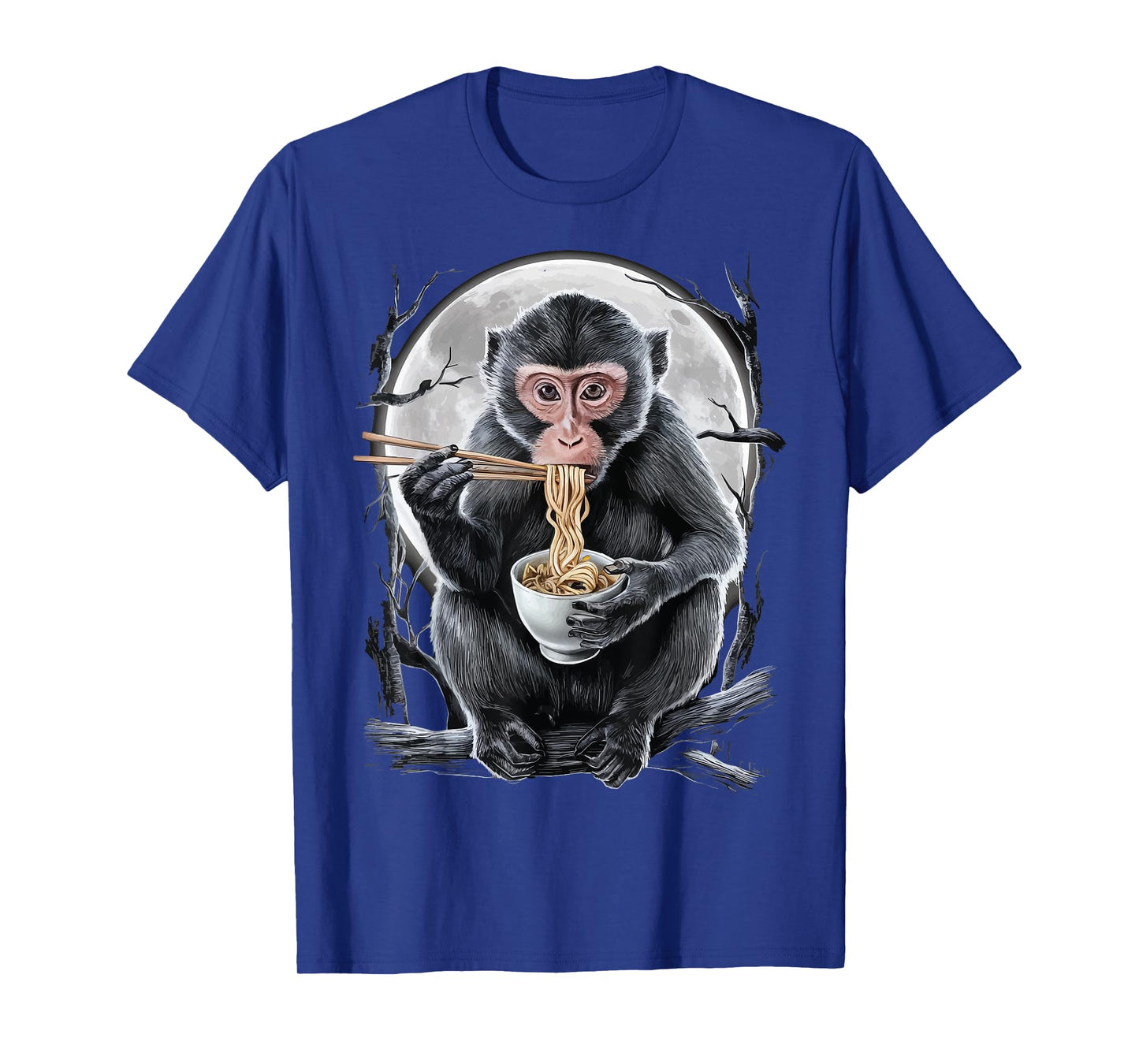 Monkey Eating Ramen T-Shirt