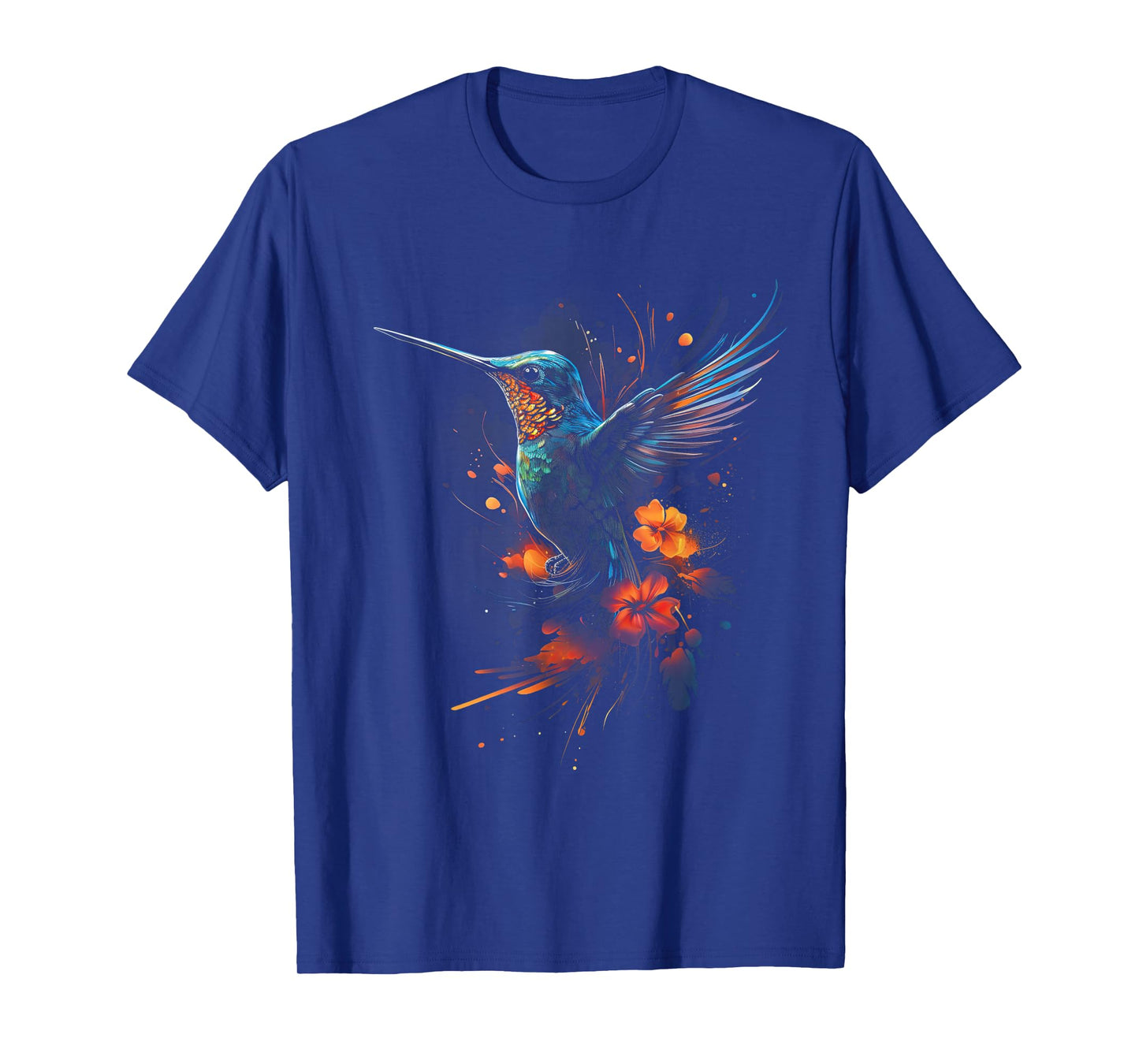 Hummingbird Flower Bird lover Animal T-Shirt