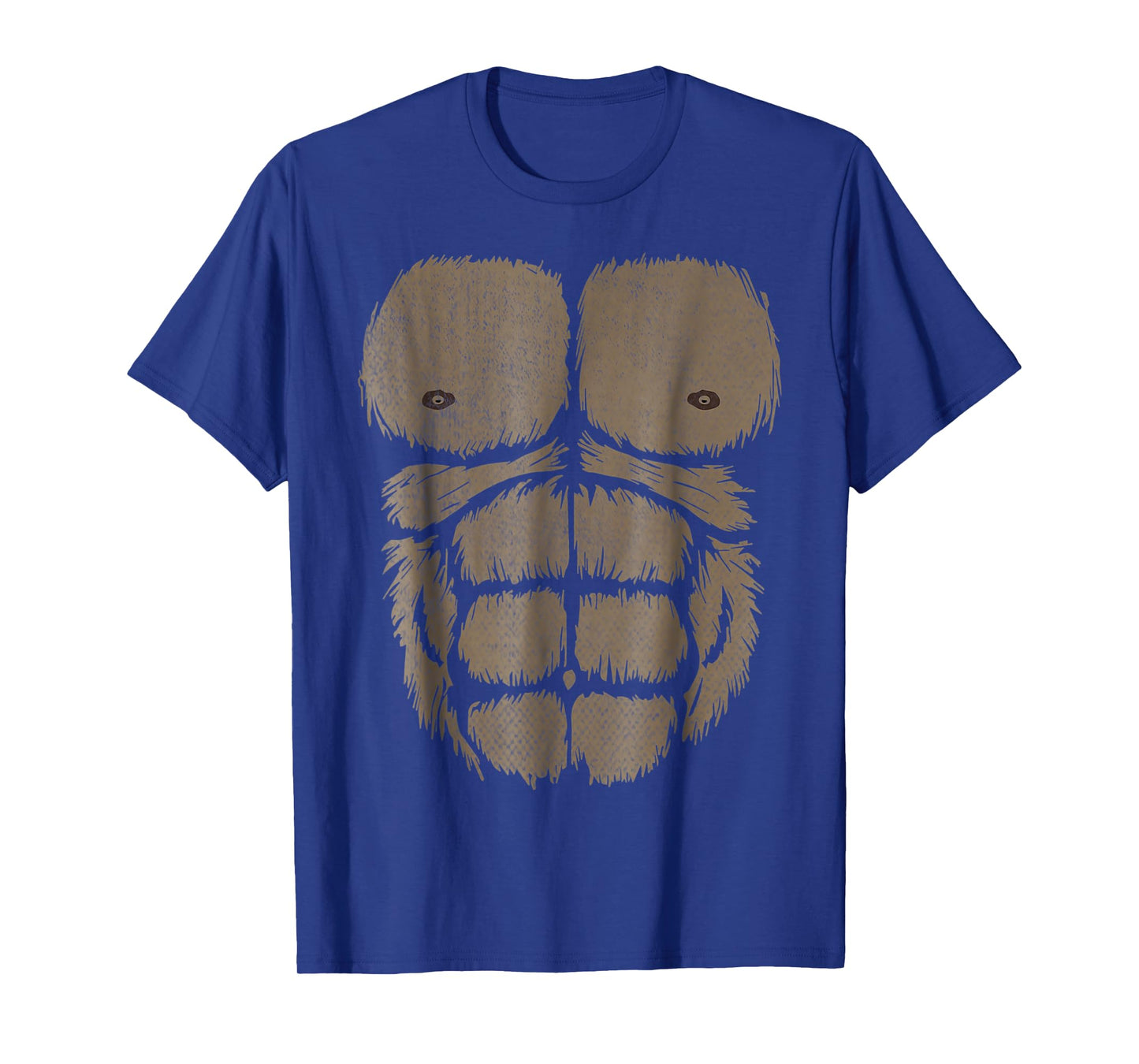 Gorilla Chest Muscle Belly Monkey Ape DIY Costume Kids Adult T-Shirt