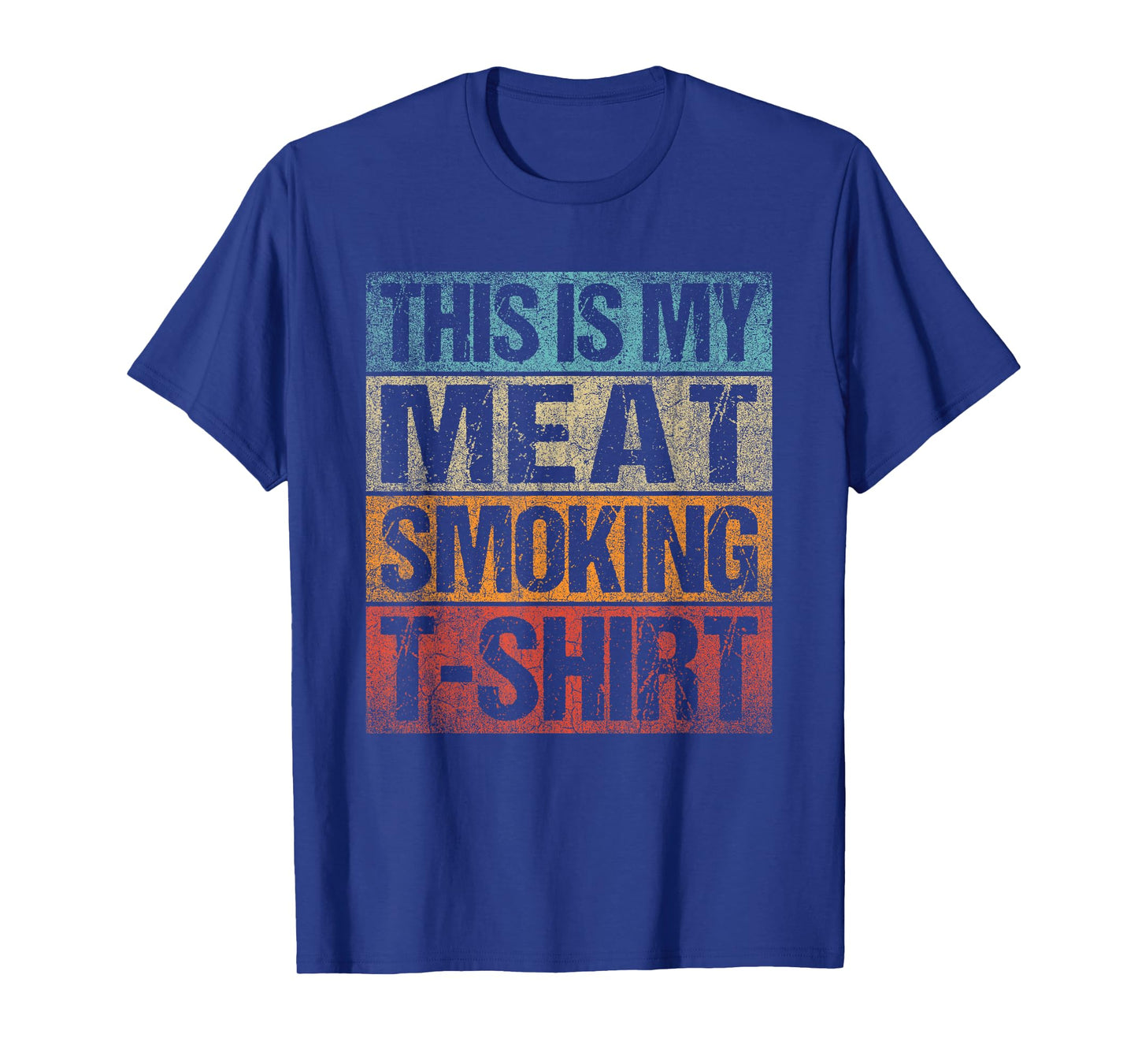 BBQ Smoker Vintage Retro This Is My Meat Smoking BBQ T-Shirt