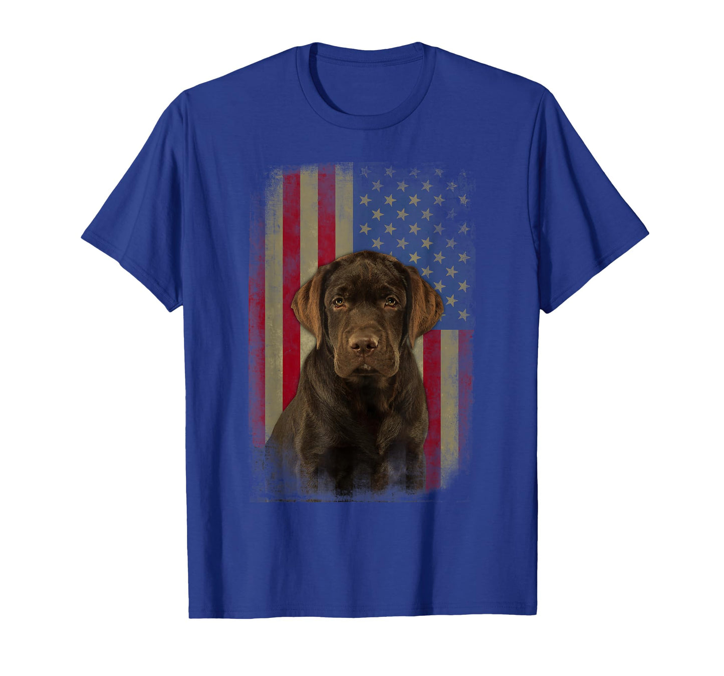 Black Labrador USA Flag Lab Owner Duck Hunter Women Kids Men T-Shirt