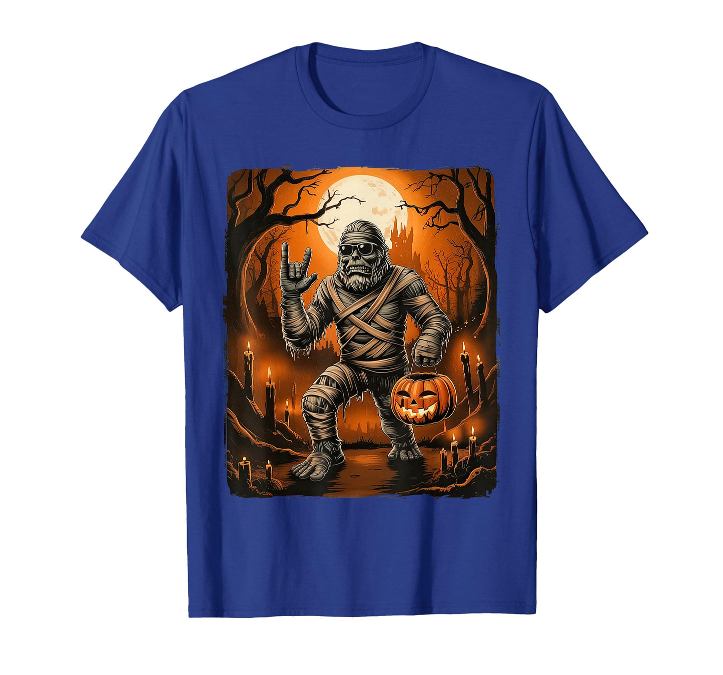 Mummy Bigfoot Halloween T-Shirt