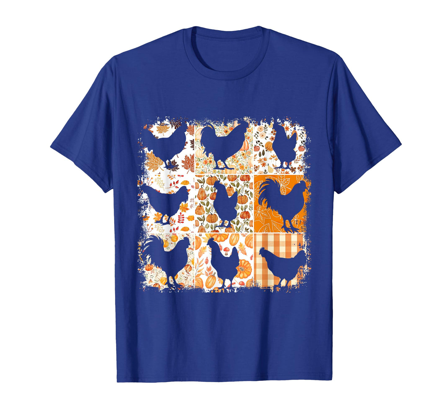 Fall Chickens Thanksgiving Farmhouse Aesthetic Autumn Vibes T-Shirt