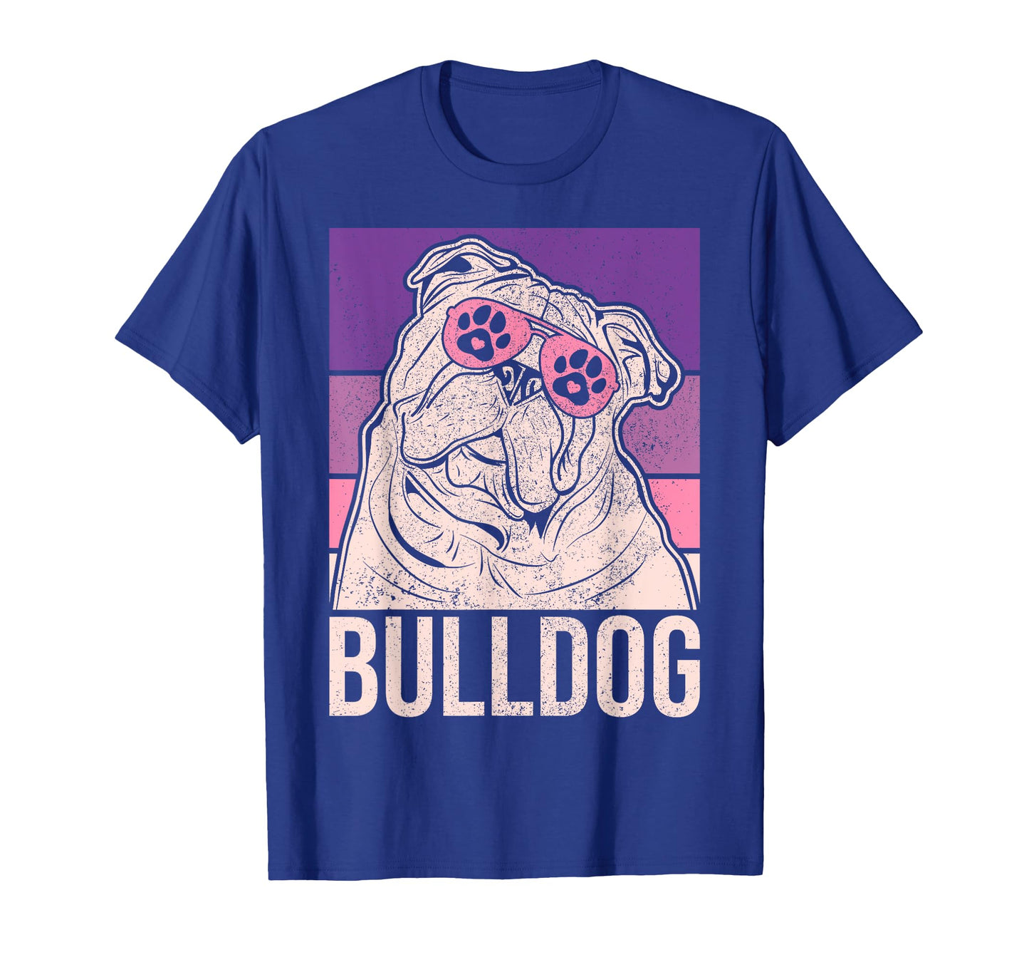 Dog Lover Owner Retro Animal Outfit Vintage English Bulldog T-Shirt for Men Women Girls Kids