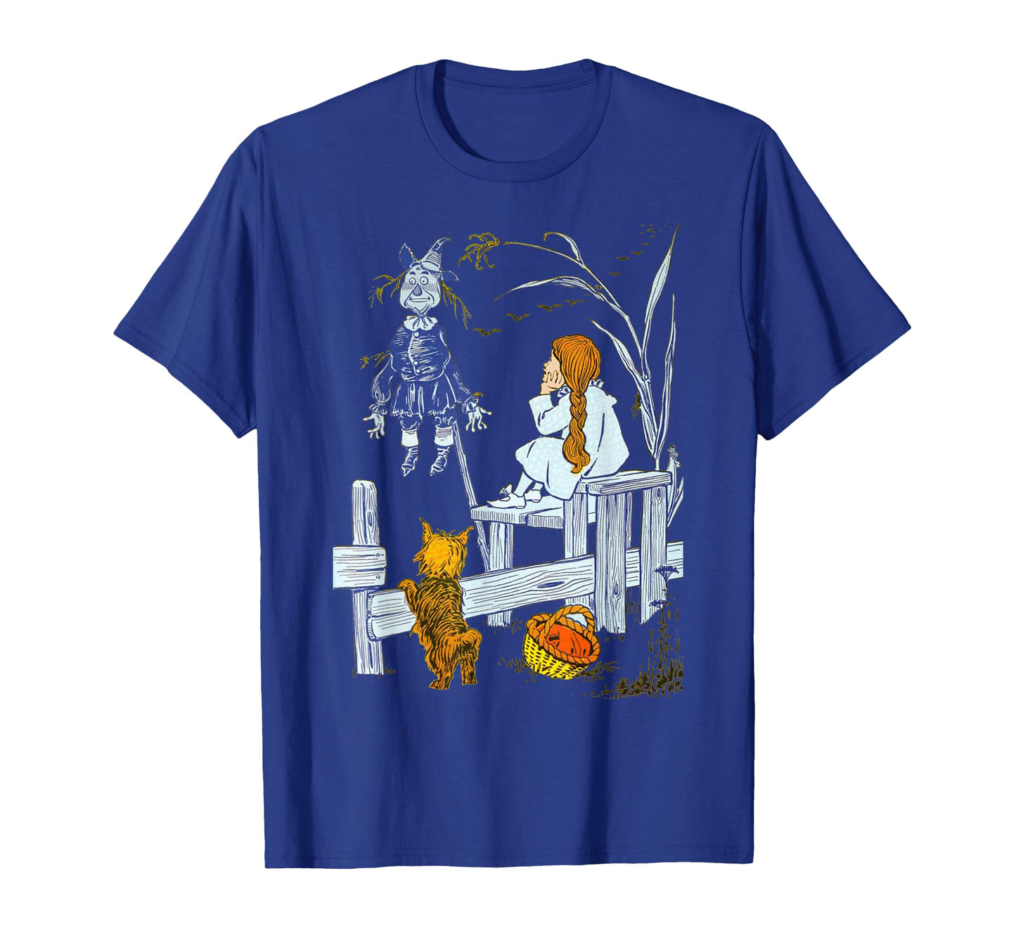 Land of Oz Gifts Classic Scarecrow Toto Wizard of Oz Dorothy T-Shirt