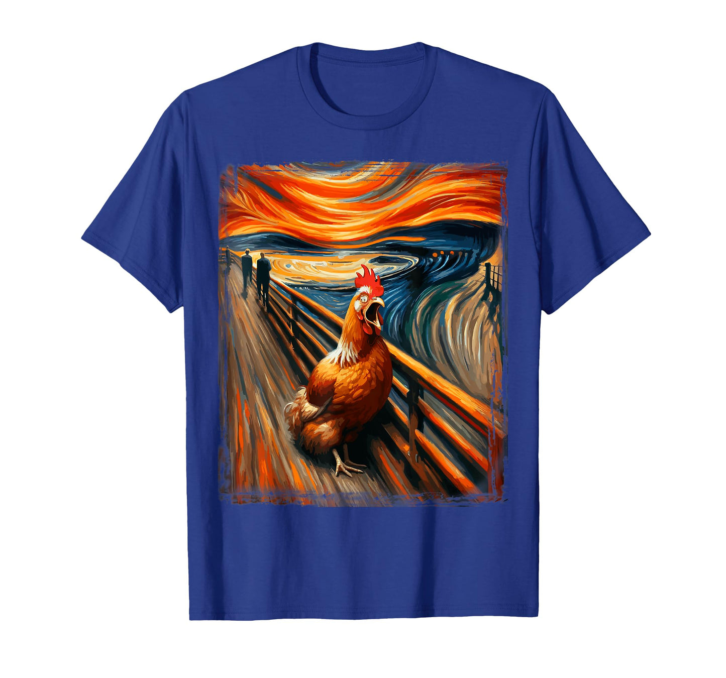 Artsy Scream Shirt for Chicken Lovers | Artistic Chicken T-Shirt