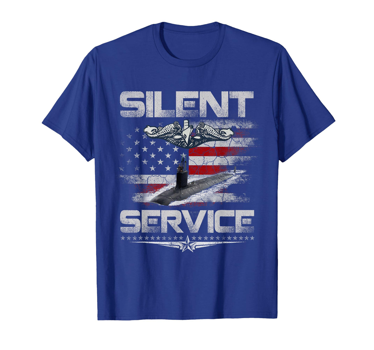 Silent Service U.S Submarines Forces Patriotic Veterans Day T-Shirt