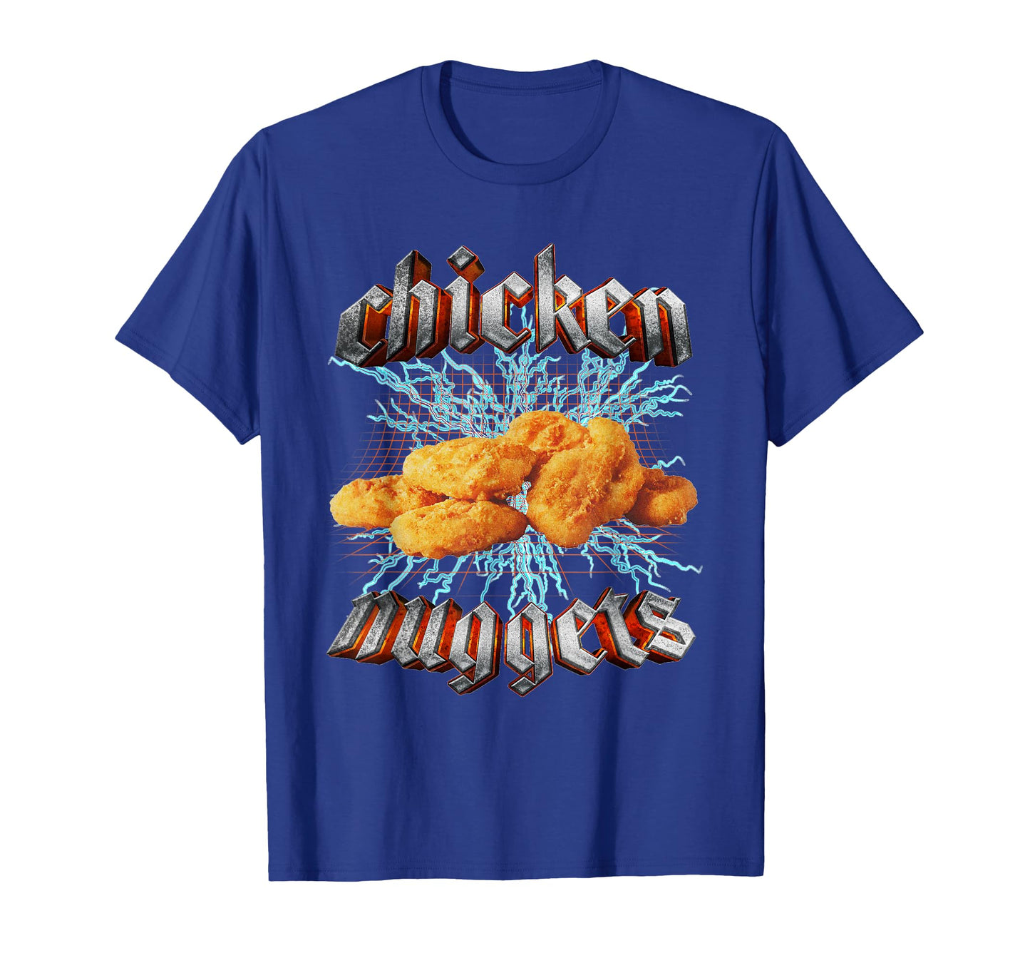 Chicken Nuggets Heavy Metal World Tour Hardcore Music T-Shirt