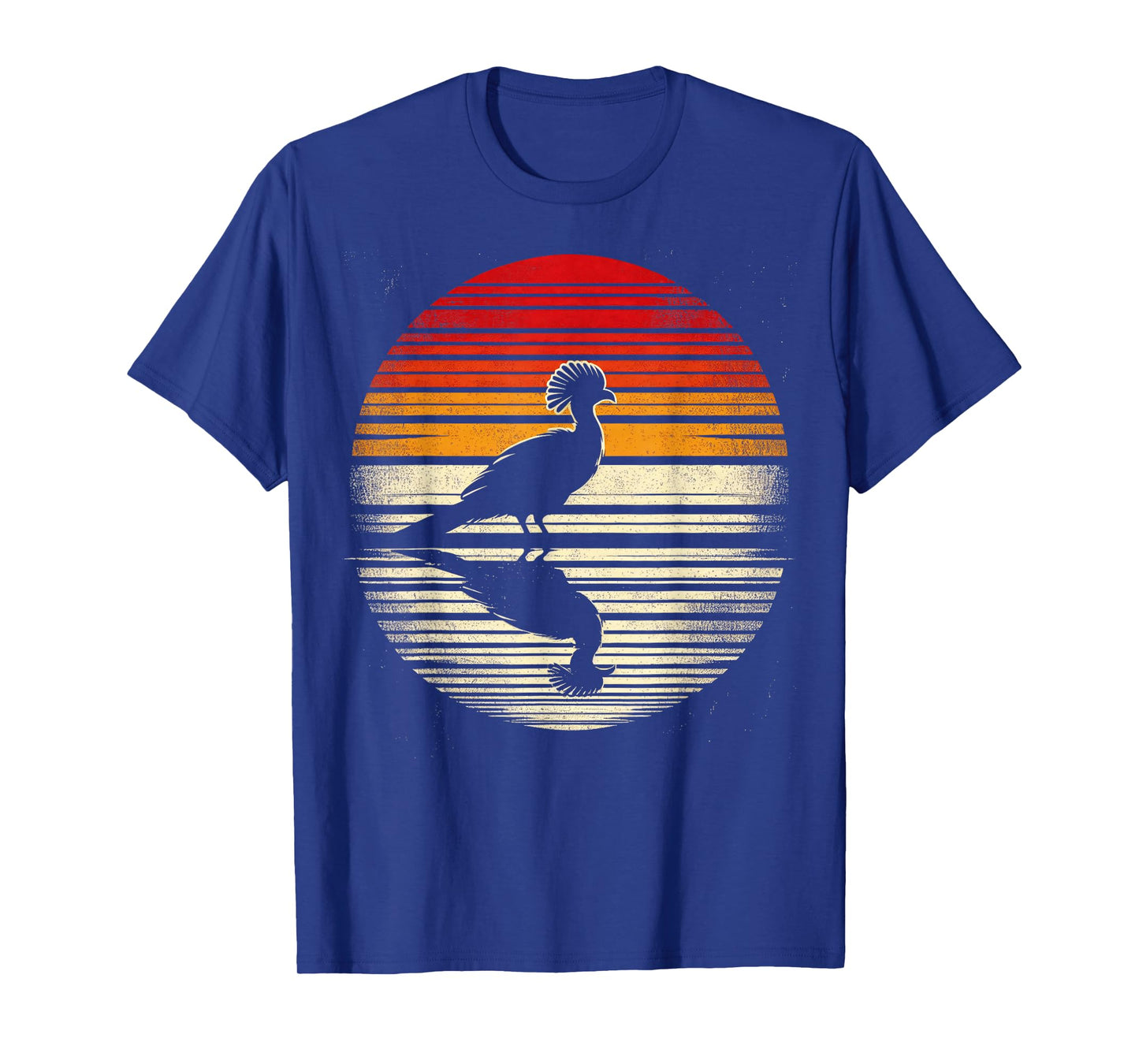 Turaco Bird Sunset Retro Style Safari Vintage 70s T-Shirt