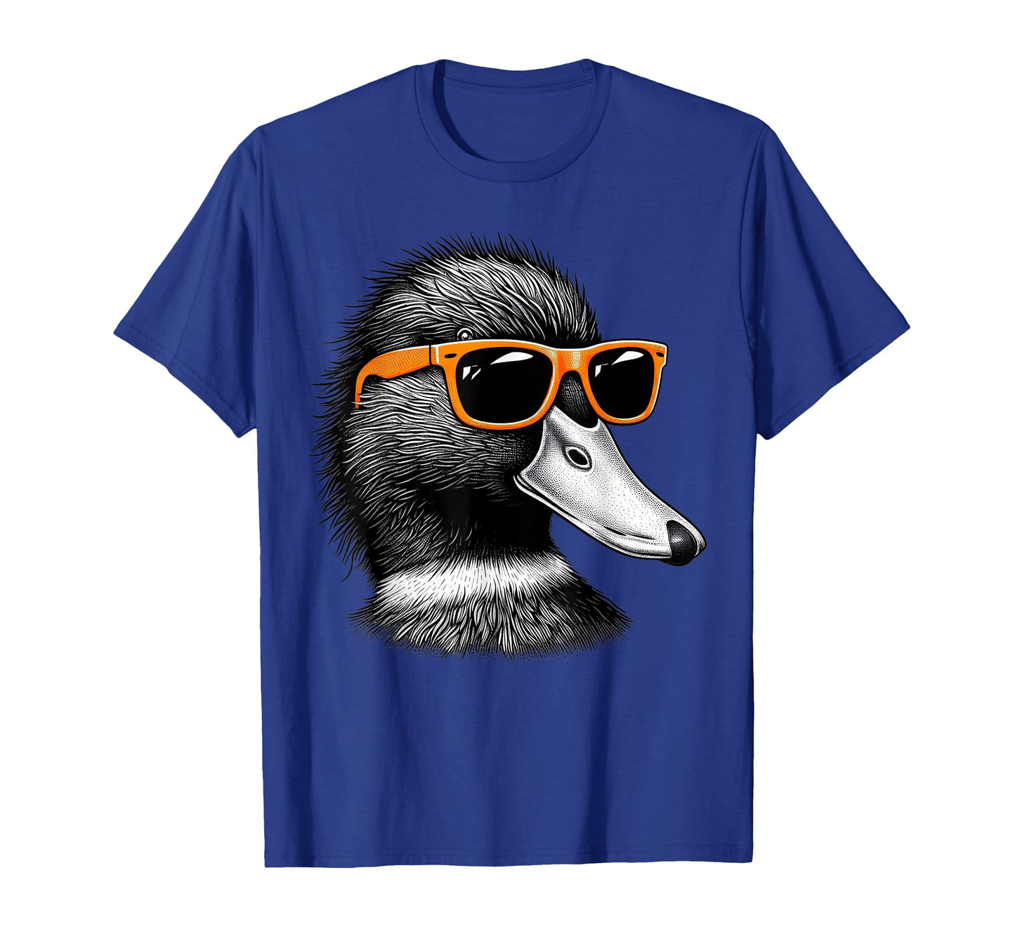 Cool Mallard Bird Wearing Sunglasses Graphic Art T-Shirt