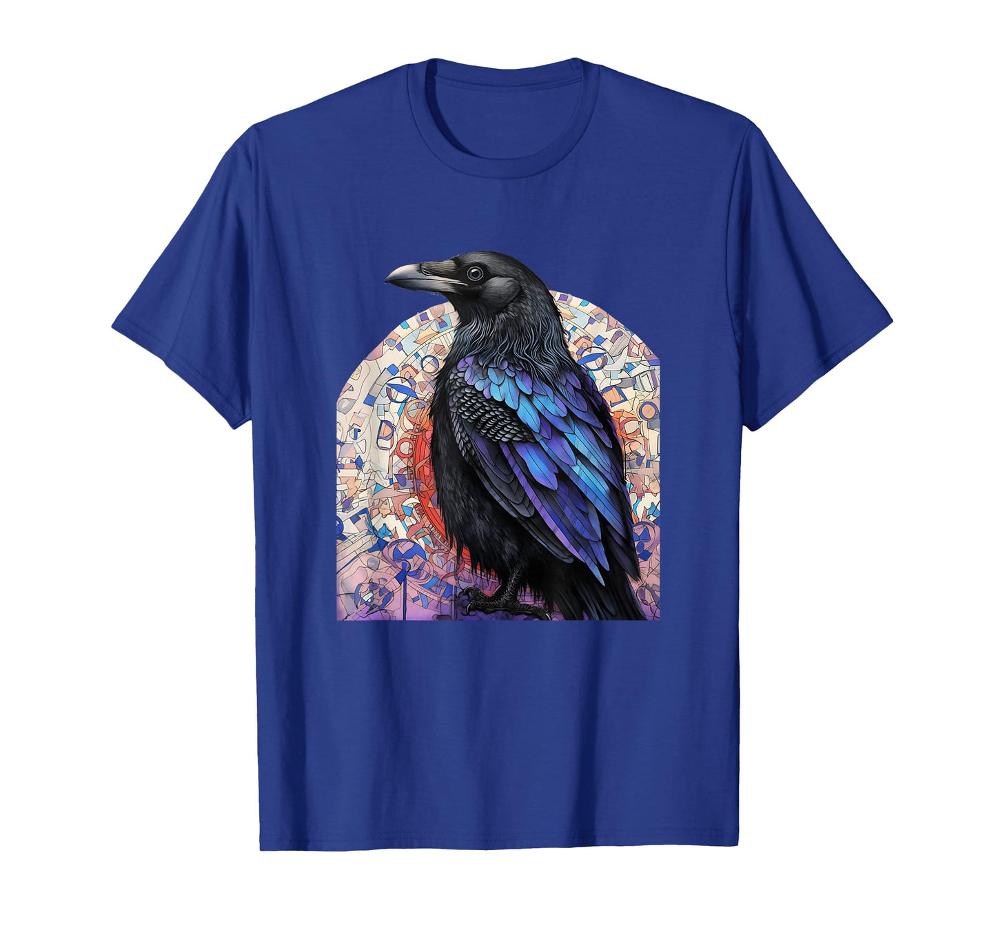 Crow and Raven Bird Lovers Mandala Style Design For Birders T-Shirt
