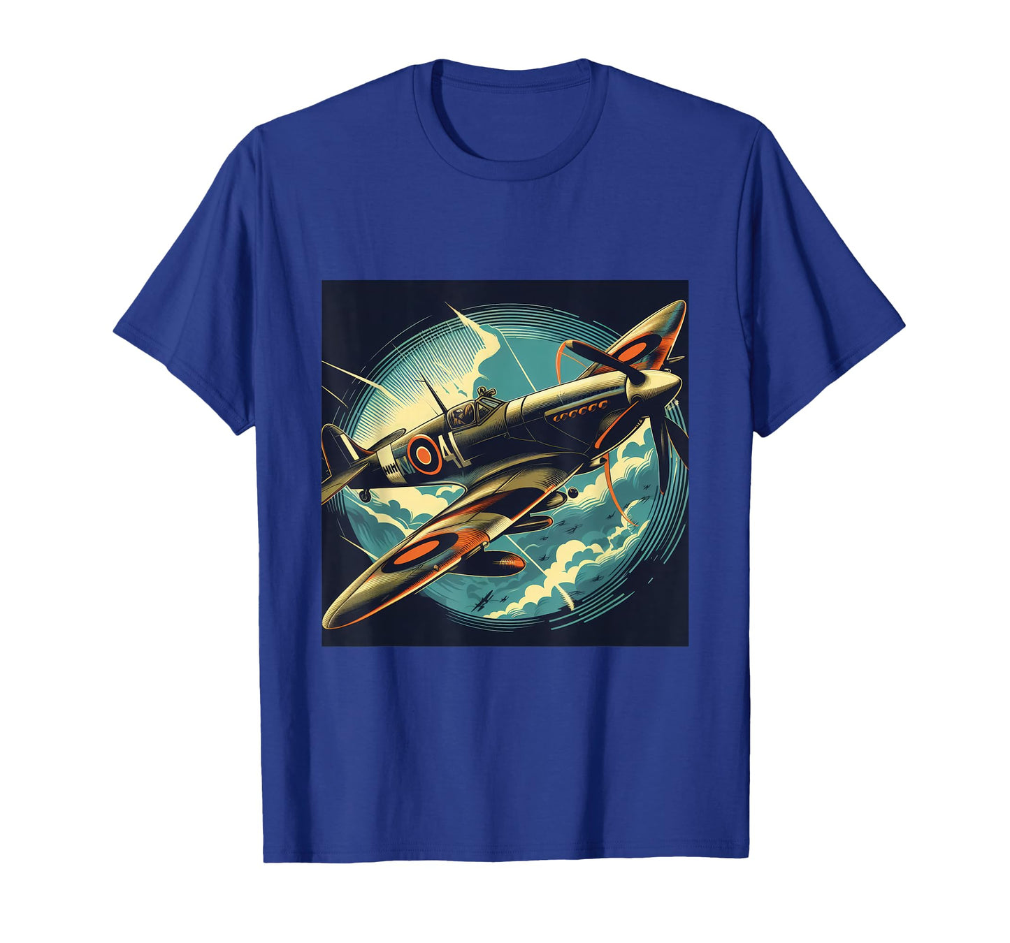 Spitfire Iconic WW2 Airplane Warbird T-Shirt