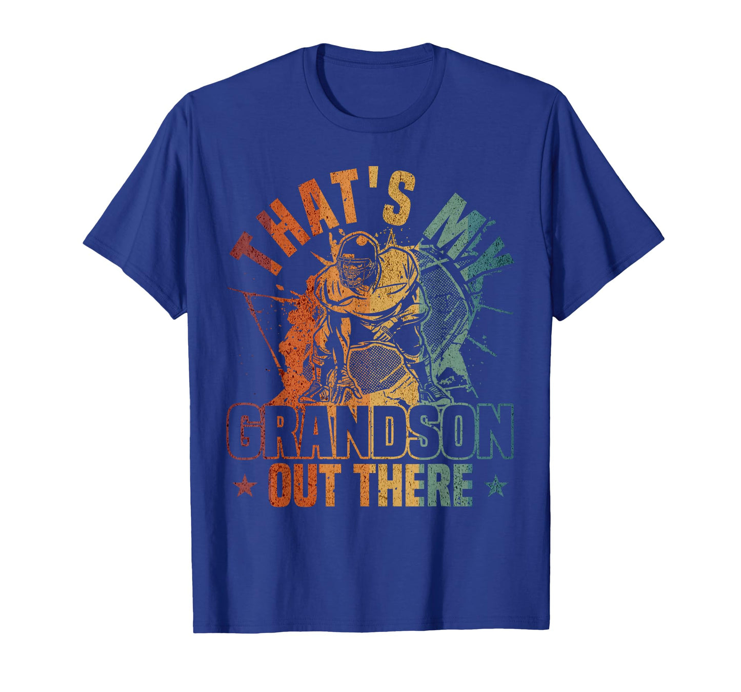 That's My Grandson Out There Football Player T-Shirt