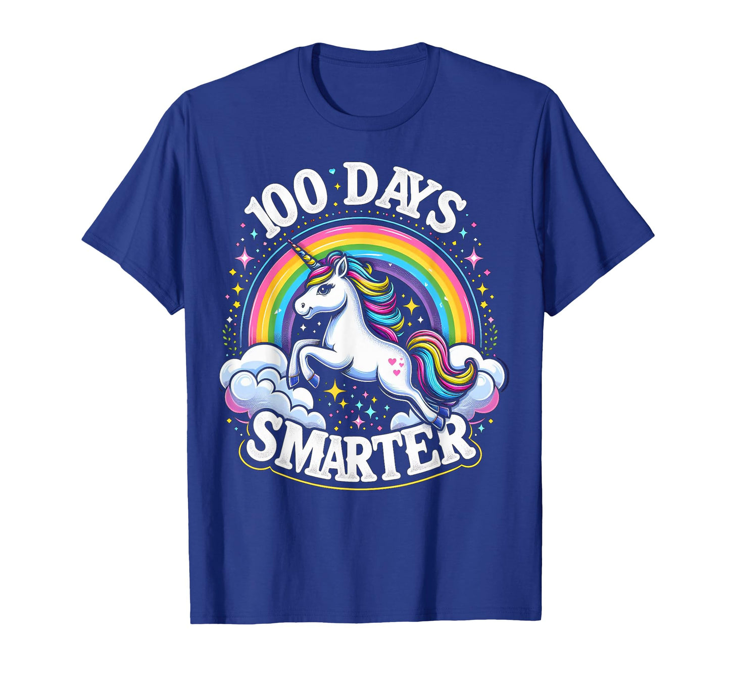 100th Day of School Unicorn 100 Days Smarter Toddler Kids T-Shirt