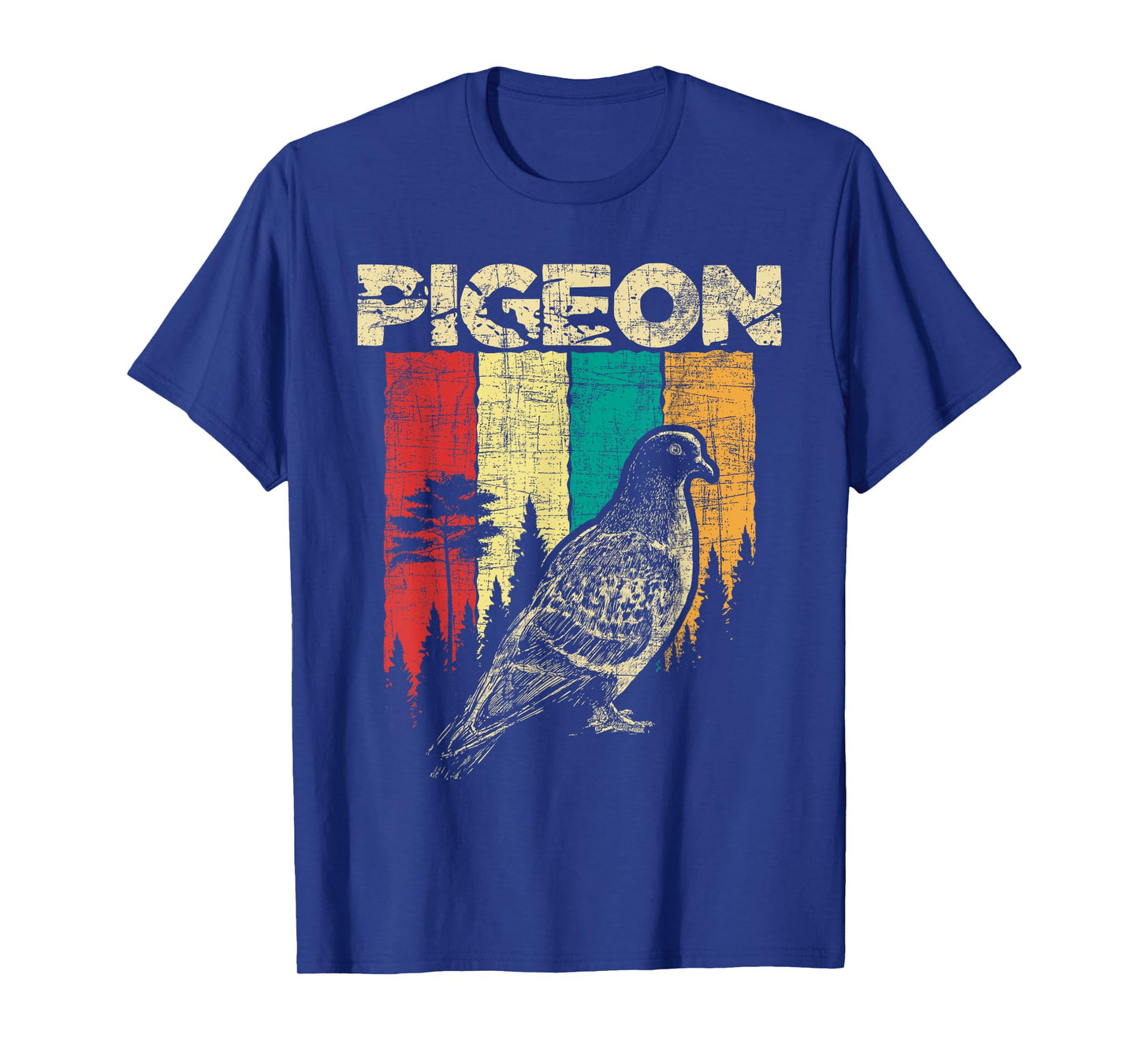 Retro Pigeon Racing - Birdwatching Bird Lover Ornithologist T-Shirt