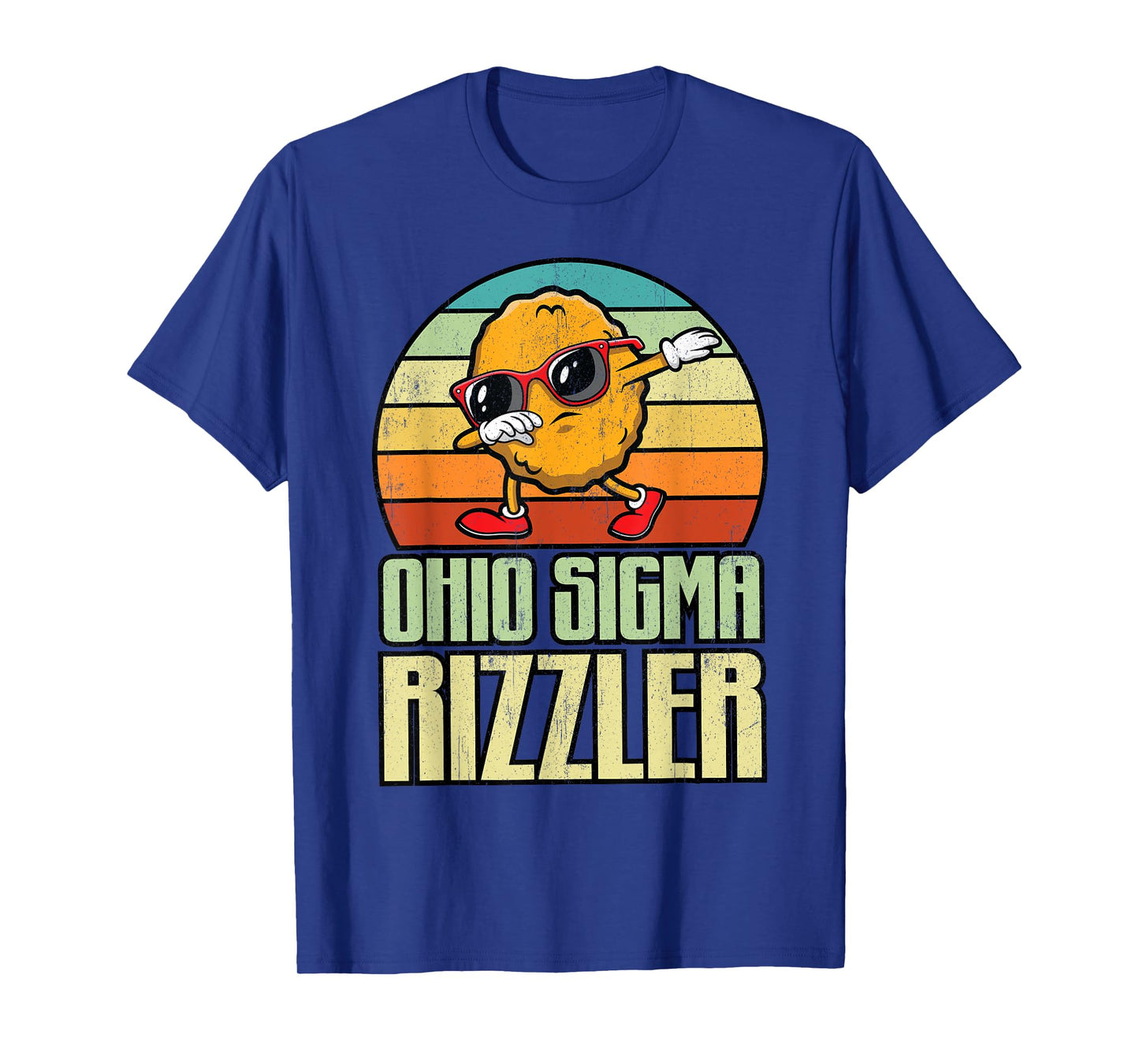 Ohio Sigma Rizzler Chicken Nugget Funny Food Rizz Meme Lover T-Shirt