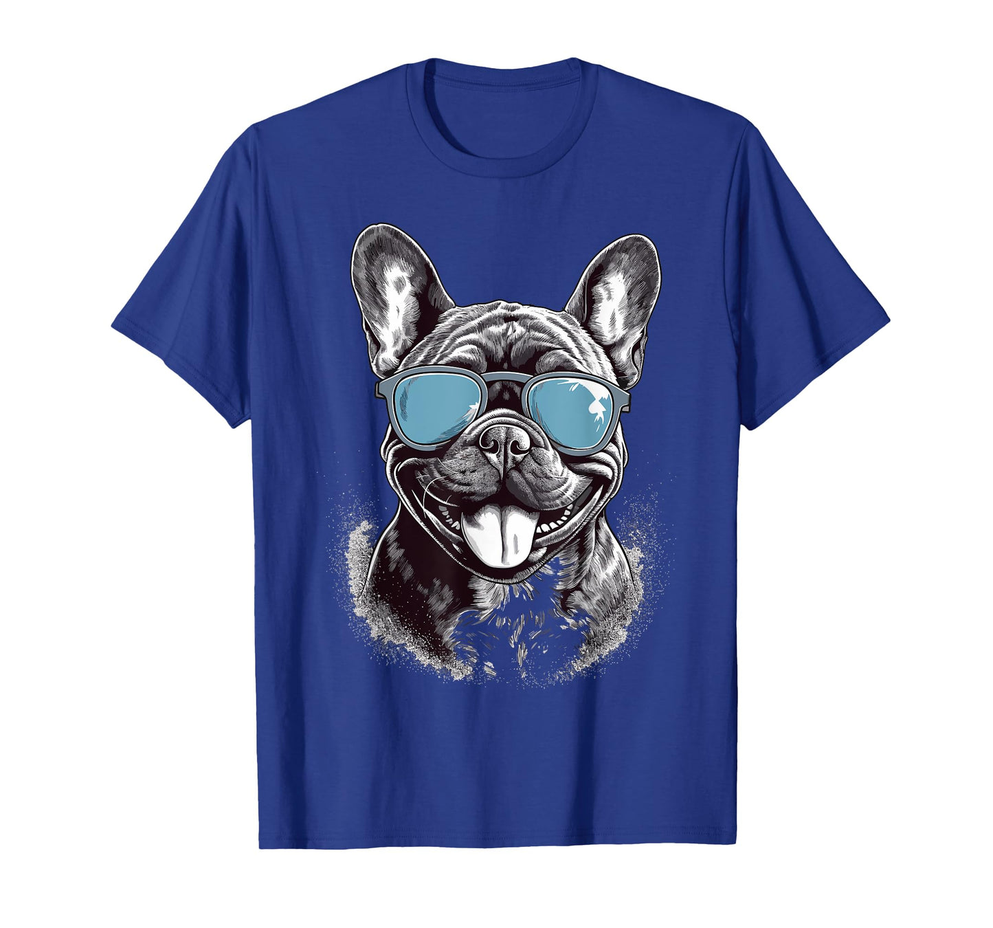 French Bulldog With Sunglasses Men Women Girls Kids T-Shirt