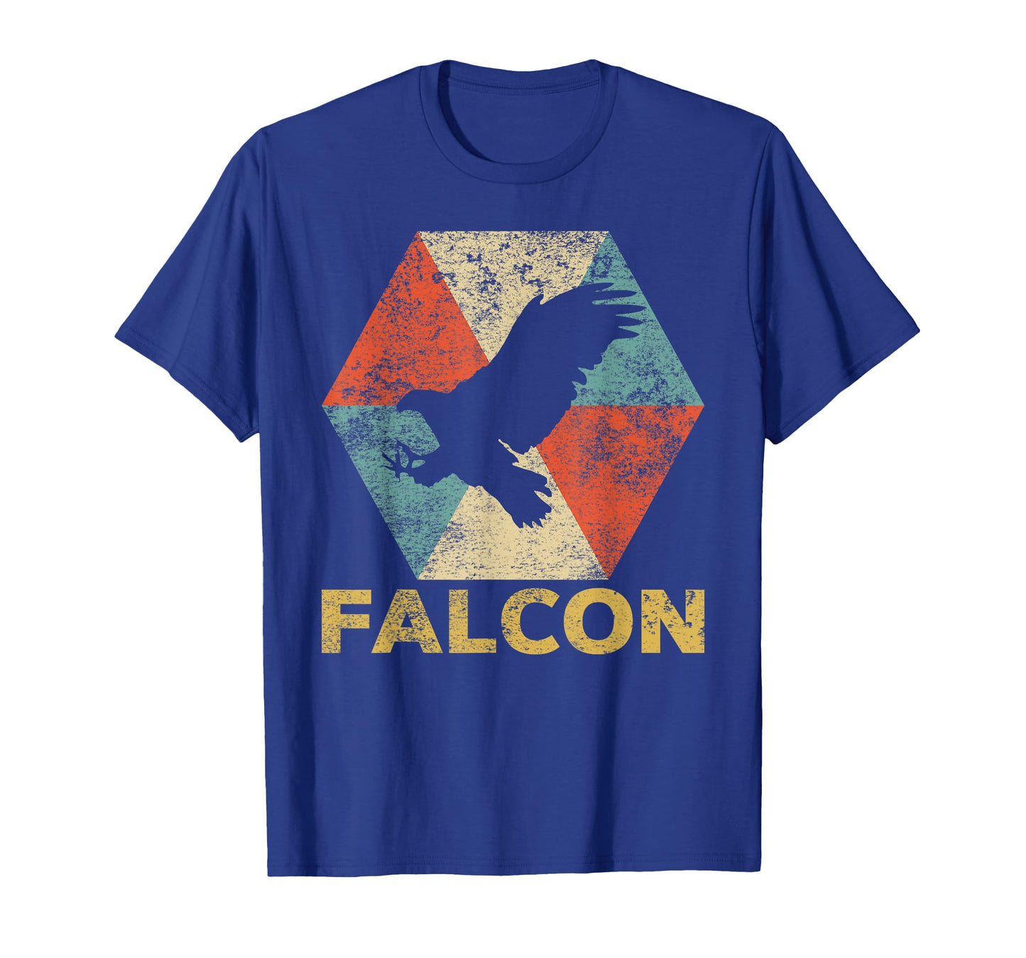 Vintage Falcon Shirt Retro Falcon Gift Distressed T-Shirt T-Shirt