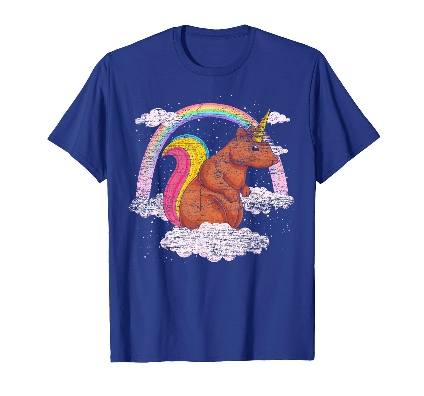 Fantasy Animal Rainbow Squirrelcorn Squirrel Unicorn T-Shirt