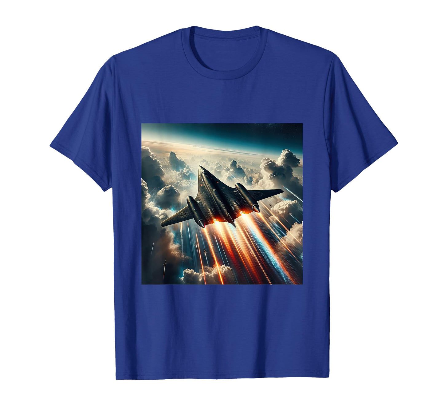 SR 71 Blackbird Fighter Jet Military Aircraft T-Shirt