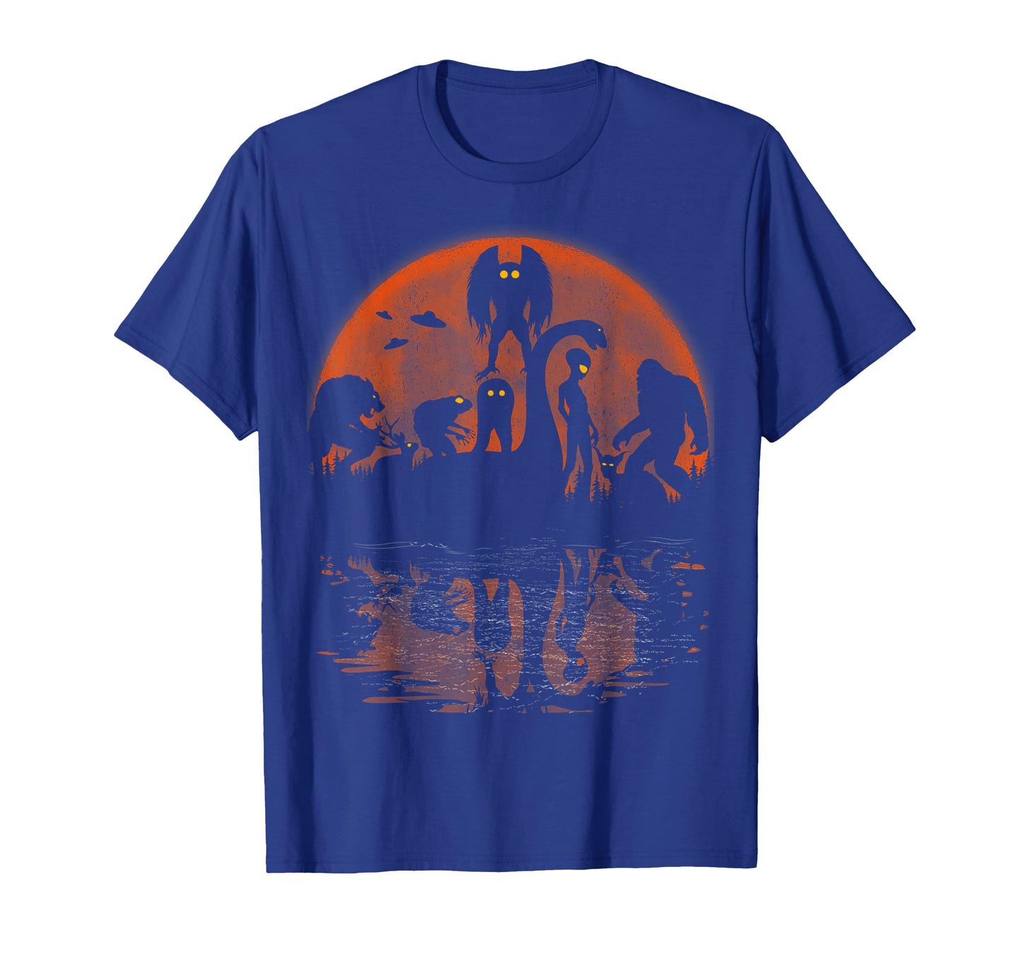 Funny Cryptid Bigfoot Loch Ness Mothman Myth UFOs and Aliens T-Shirt