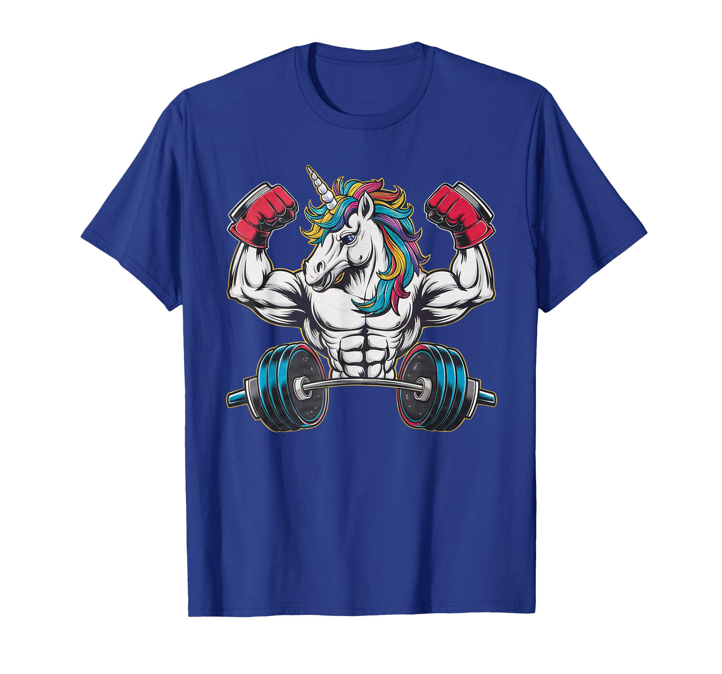 Unicorn Powerlifting Weightlifting Gym Strongman Deadlifts T-Shirt
