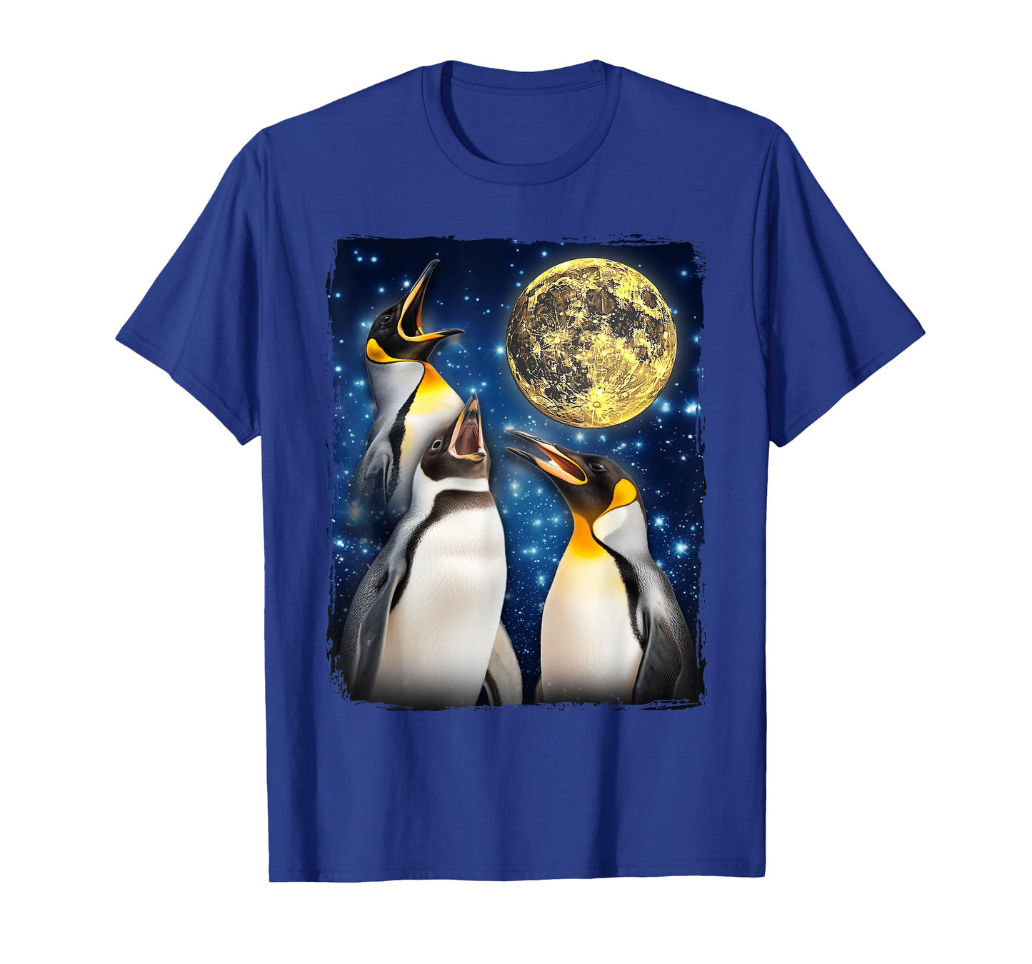 Penguins Howling At The Moon T-Shirt