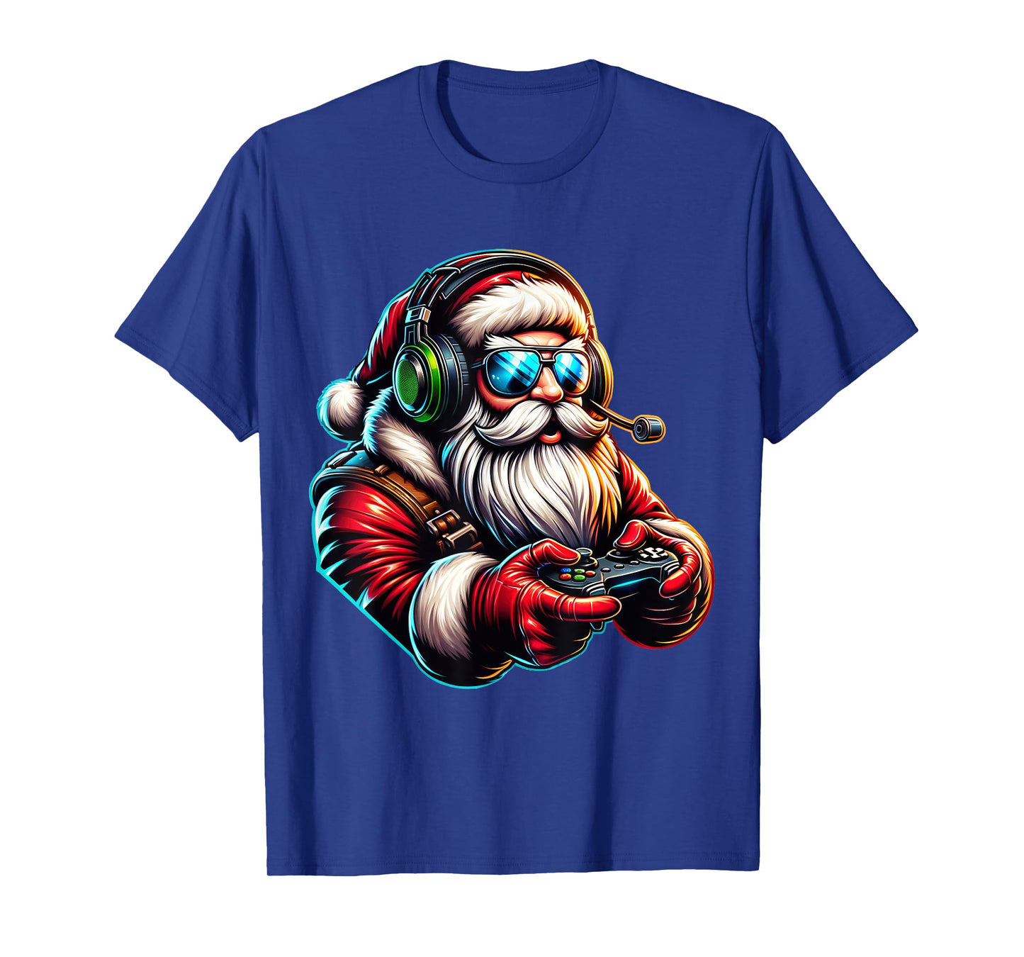 Christmas Gamer Boys Video Game Santa Xmas T-Shirt