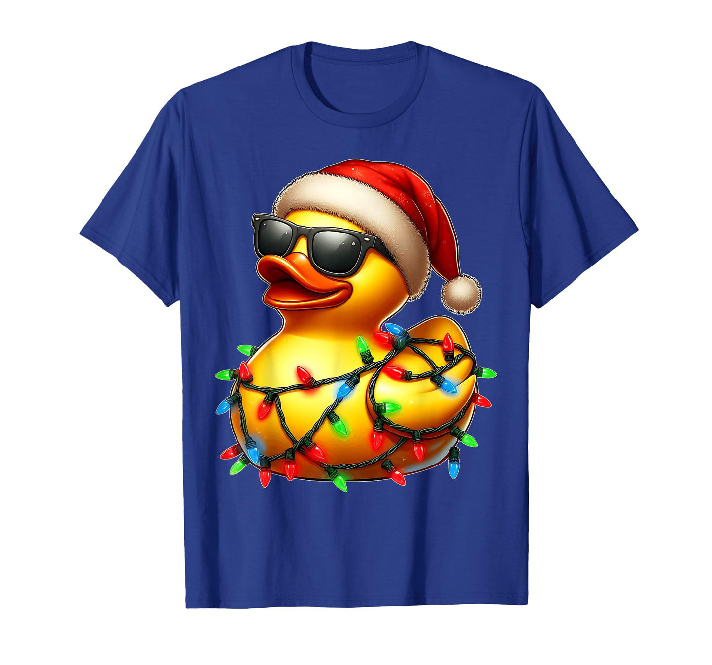 Rubber Duck Sunglasses Cute Christmas Xmas T-Shirt
