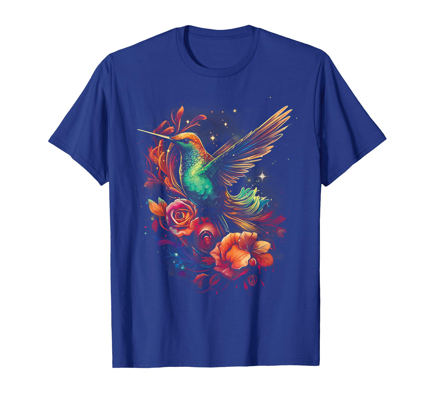 Hummingbird Flower Bird lover Animal T-Shirt