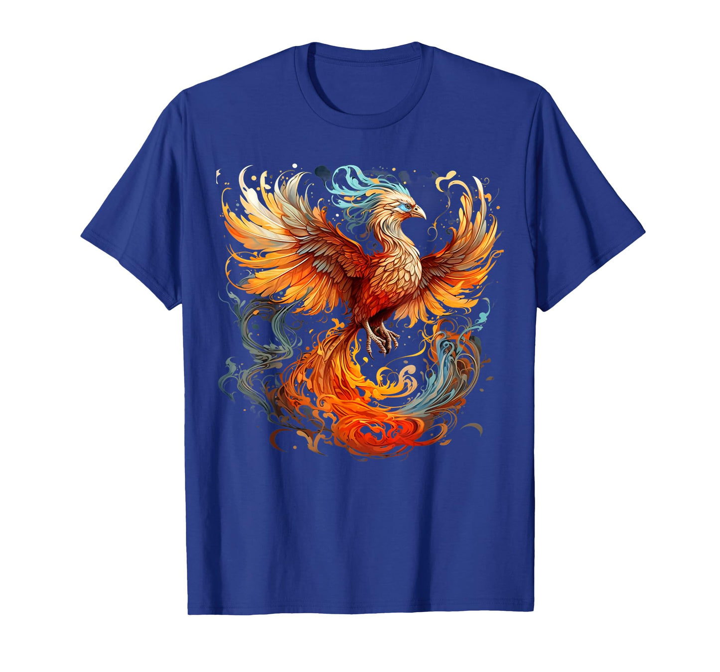 Rising Phoenix Majestic Fire Bird Fenix Fantasy Mythological T-Shirt