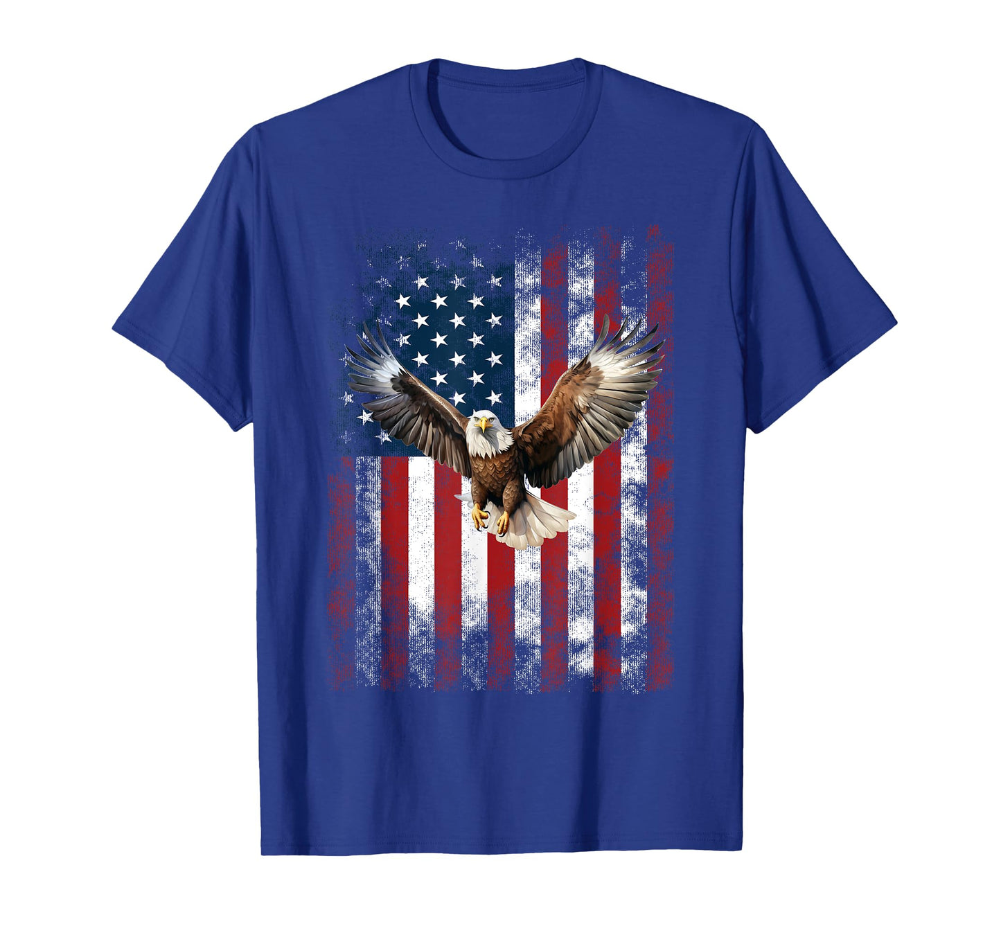 Patriotic Eagle 4th Of July USA American Flag T-Shirt