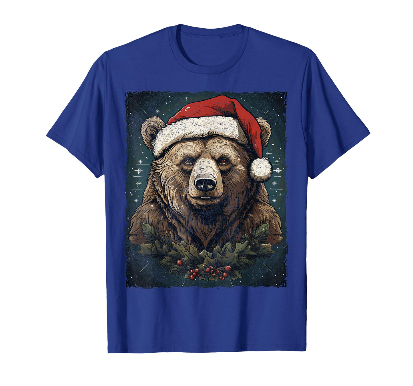 Grizzly Bear Christmas T-Shirt