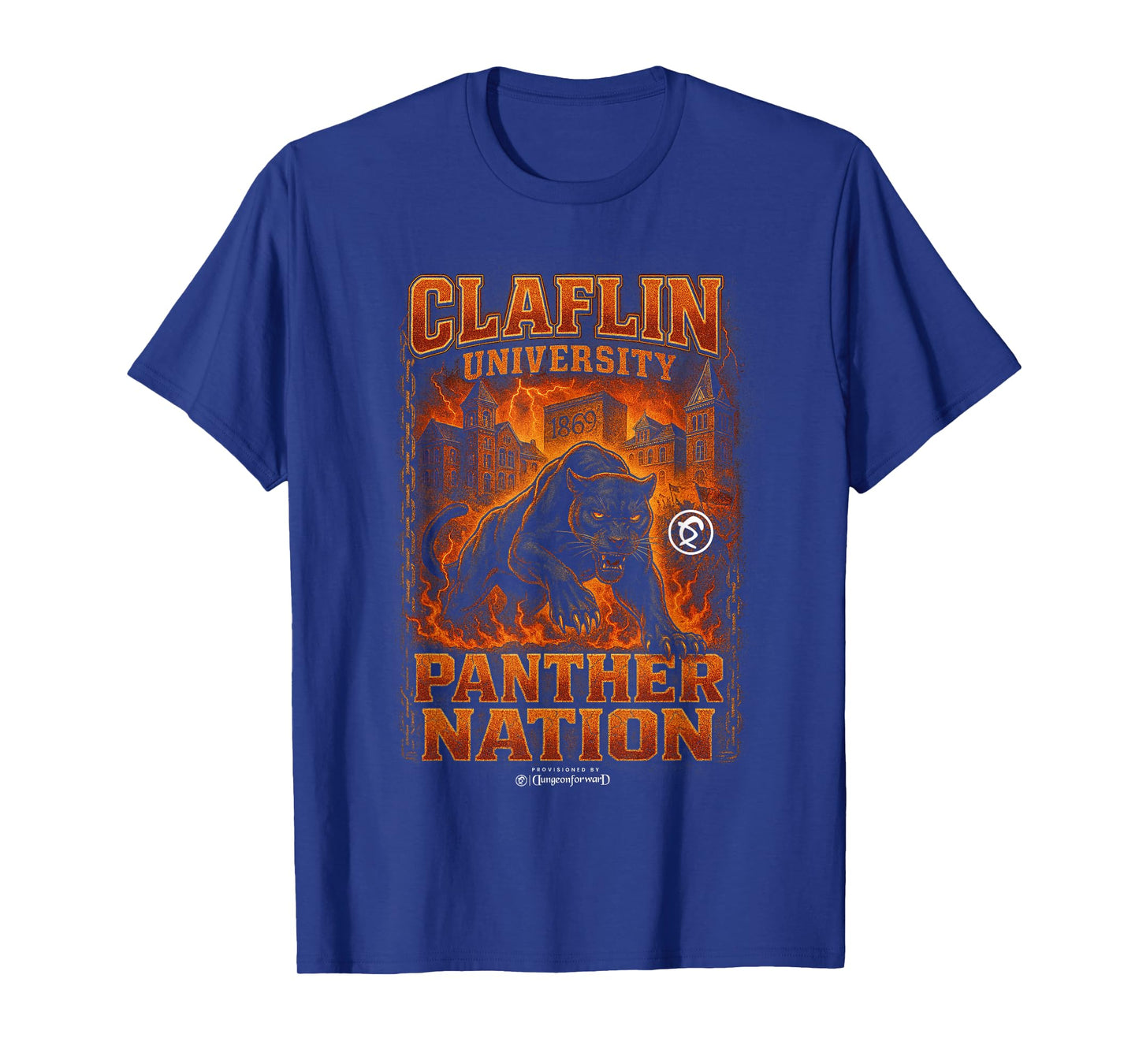 Claflin University - The Yard CU HBCU Bootleg T-Shirt