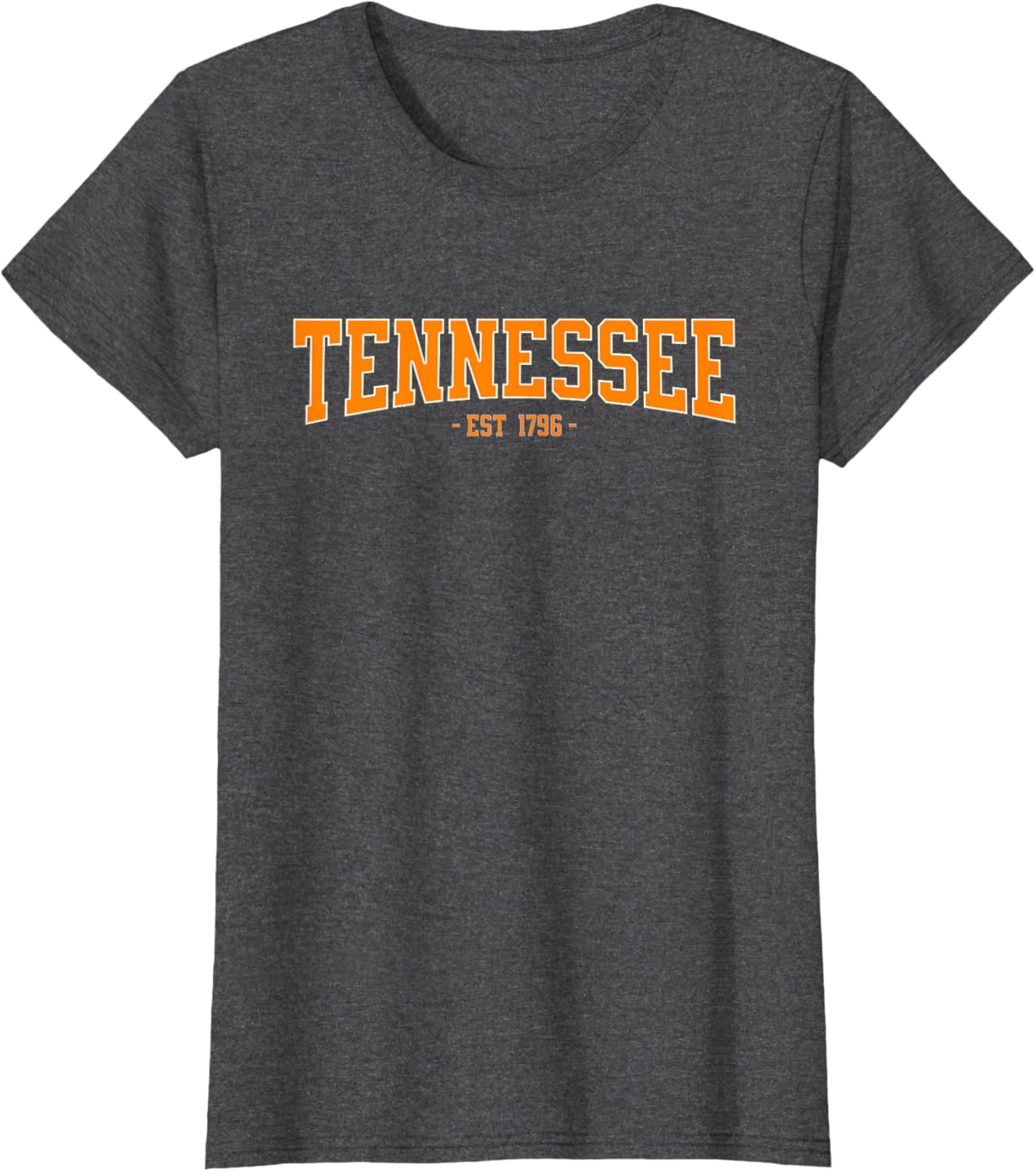 Classic TN Orange Print Retro Varsity Vintage Tennessee T-Shirt