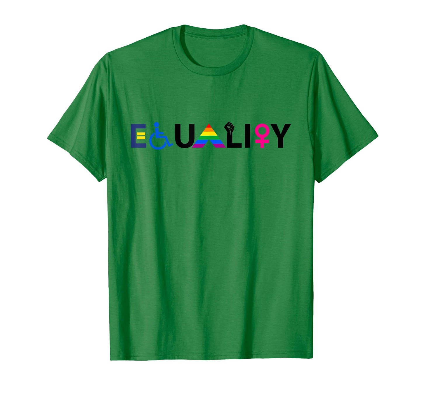 "EQUALITY" Equal Rights LGBTQ Ally Unity Pride Feminist T-Shirt