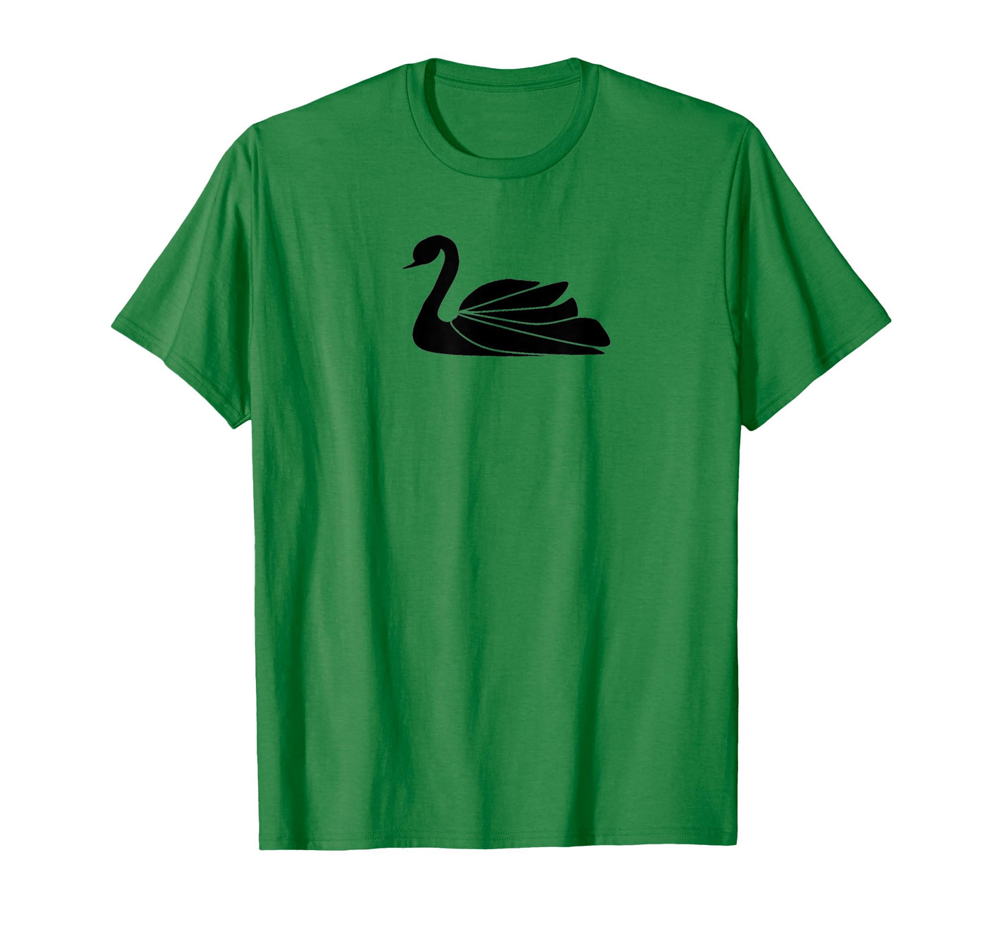 Swan Design- Black Silhouette for classic swan lovers T-Shirt