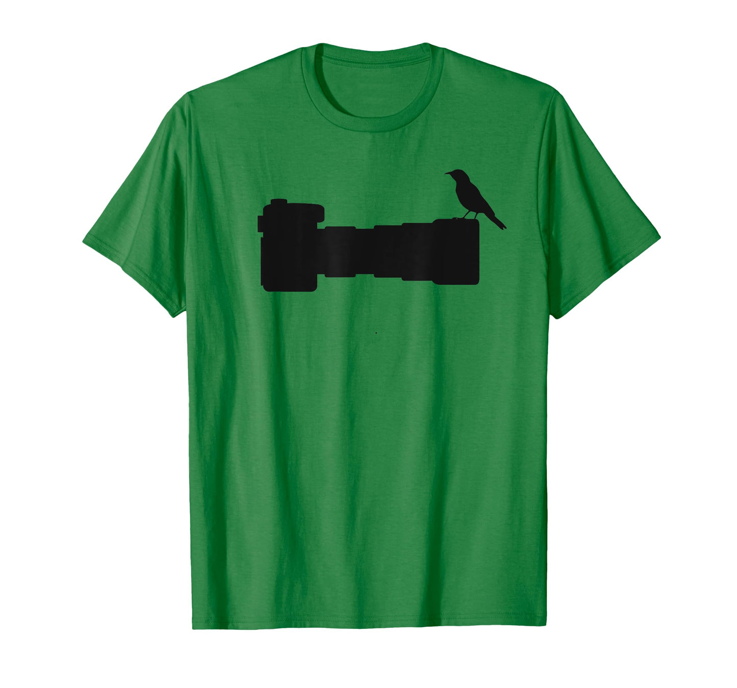 Bree's Bird Watching T Shirts Bird on Long Lens Camera Bird Photographer Photography T-Shirt