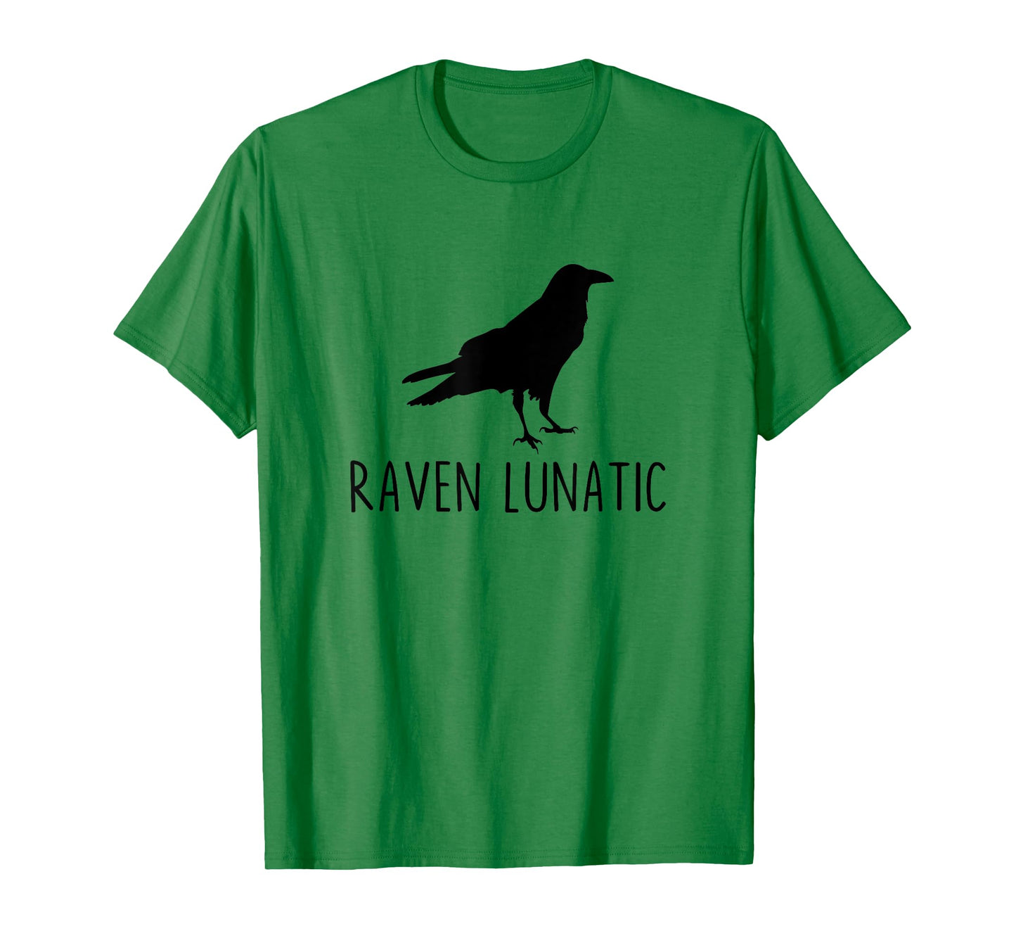 Raven Lunatic Funny Goth Bird Lover Halloween Party T-Shirt