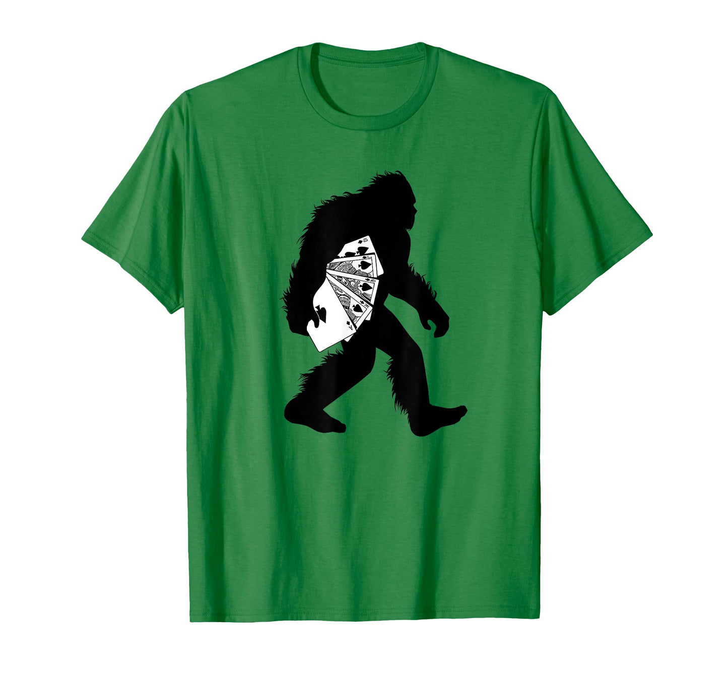 Bigfoot Gambling Poker Sasquatch Gambler T-Shirt